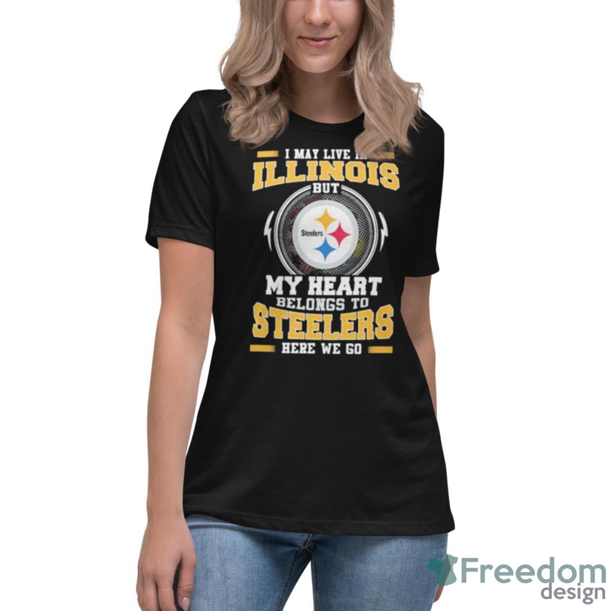 Pittsburgh Steelers My heart belongs to the Steelers shirt, hoodie,  sweater, long sleeve and tank top