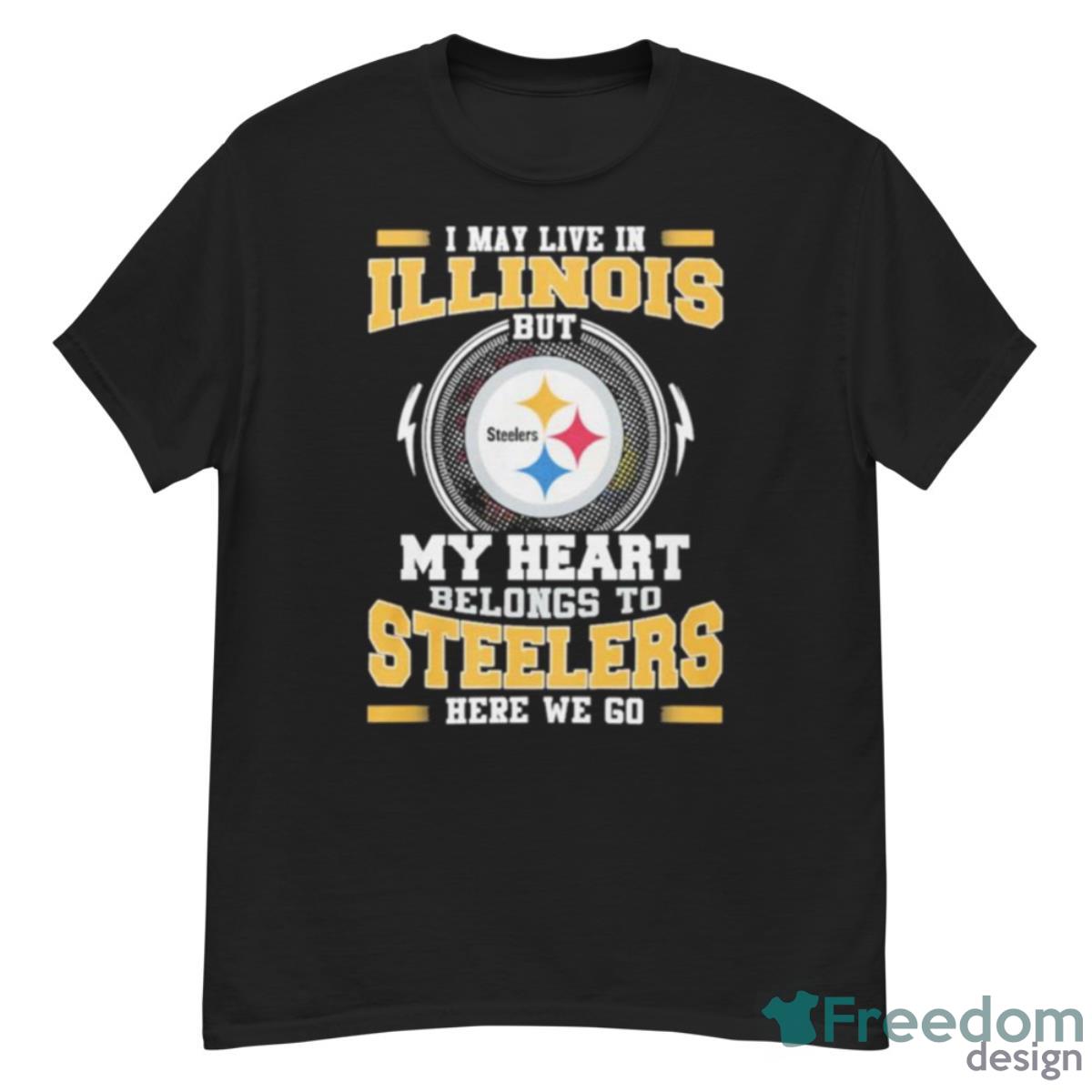 Pittsburgh Steelers Women's Plus Double Logo V-Neck Long Sleeve T-Shirt