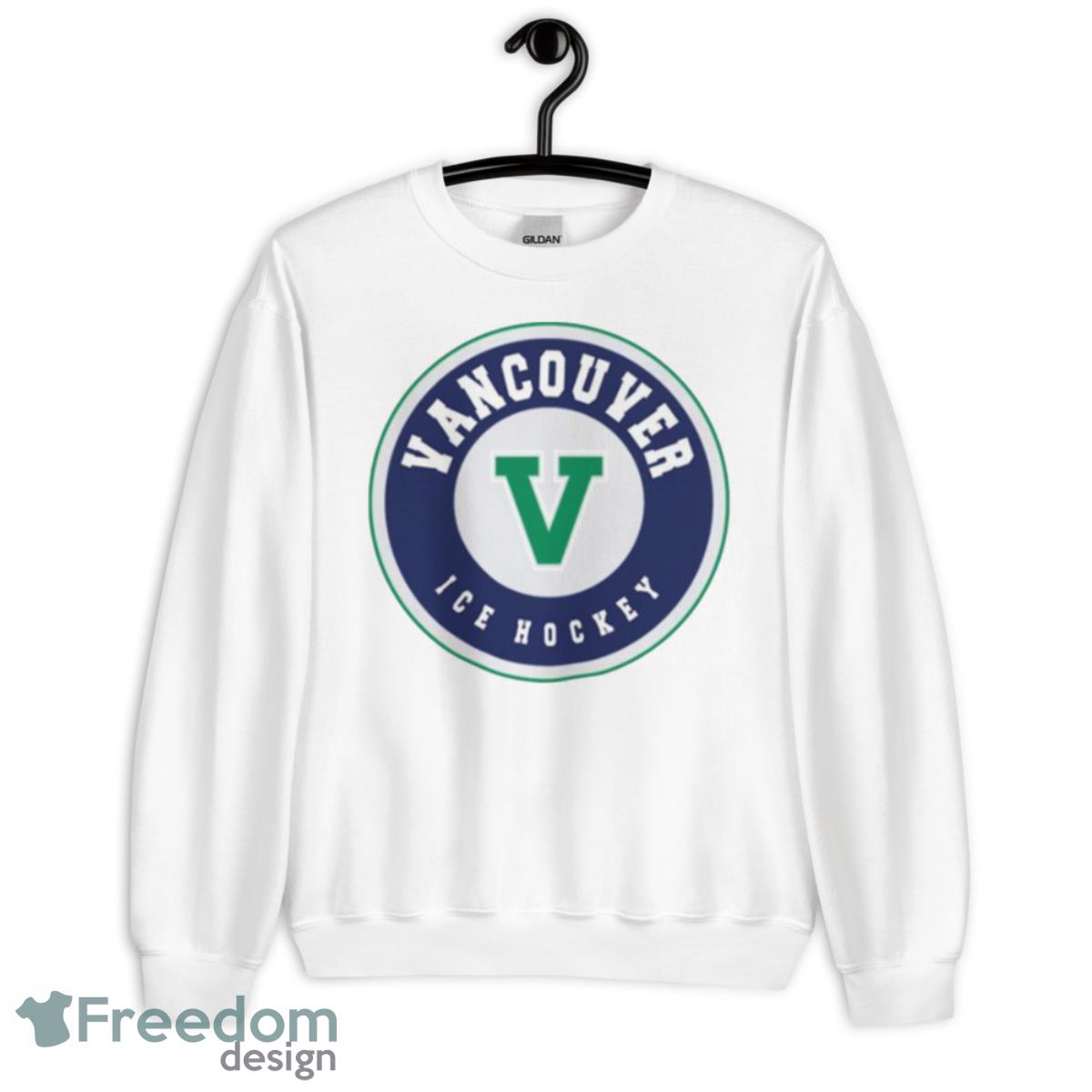 Ice Hockey Logo Vancouver Canucks Shirt - Unisex Heavy Blend Crewneck Sweatshirt Ice Hockey Logo Vancouver Canucks Shirt - Unisex Heavy Blend Crewneck Sweatshirt