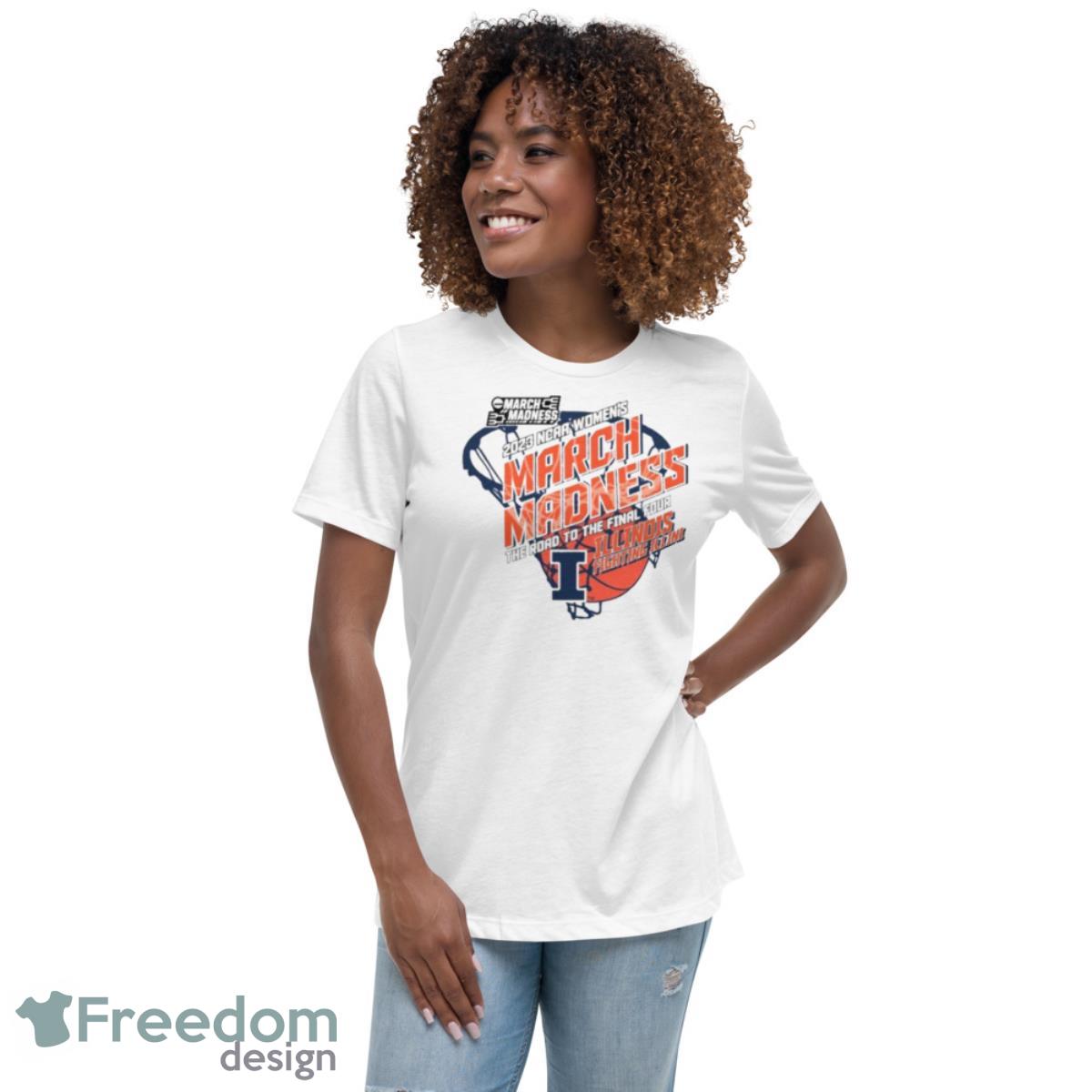 Illinois Fighting Illini Women’s Basketball 2023 Tournament Shirt - Womens Relaxed Short Sleeve Jersey Tee Illinois Fighting Illini Women’s Basketball 2023 Tournament Shirt - Womens Relaxed Short Sleeve Jersey Tee