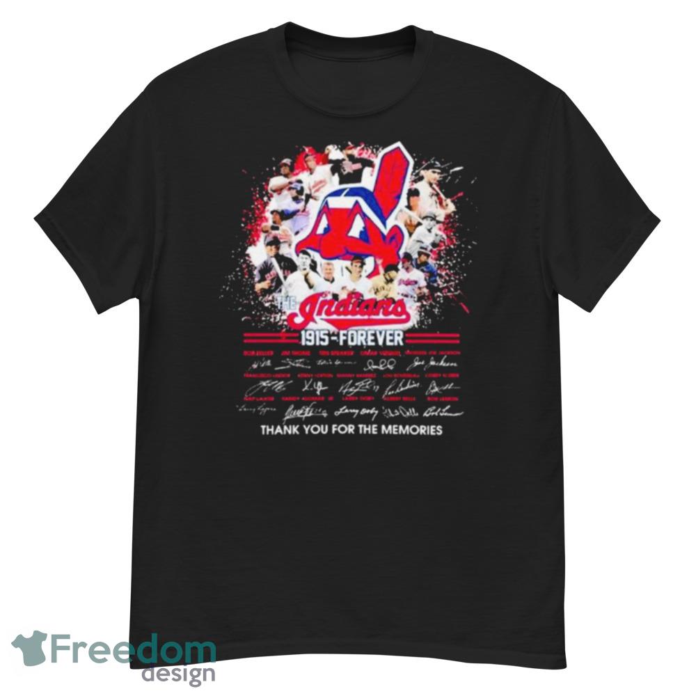 Indians 1915 Forever Signature Thank You For The Memories Shirt