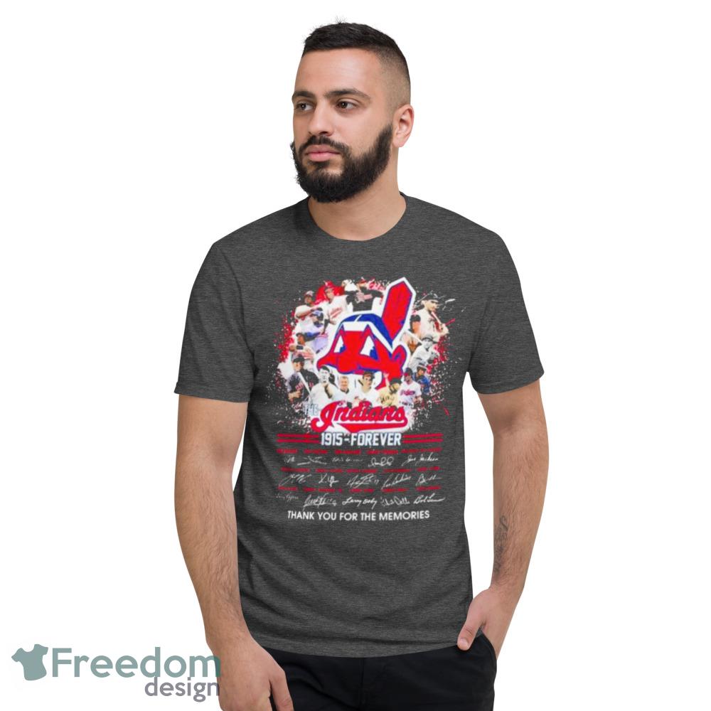 Indians 1915 Forever Signature Thank You For The Memories Shirt