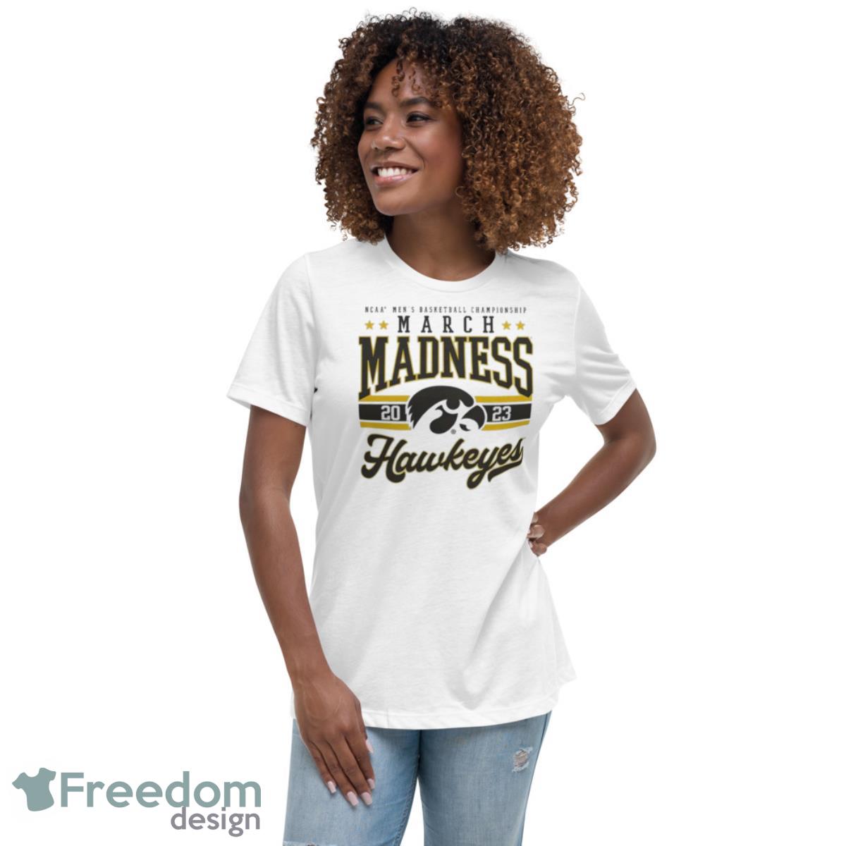 Iowa Hawkeyes NCAA Men’s Basketball Tournament March Madness 2023 Shirt - Womens Relaxed Short Sleeve Jersey Tee Iowa Hawkeyes NCAA Men’s Basketball Tournament March Madness 2023 Shirt - Womens Relaxed Short Sleeve Jersey Tee