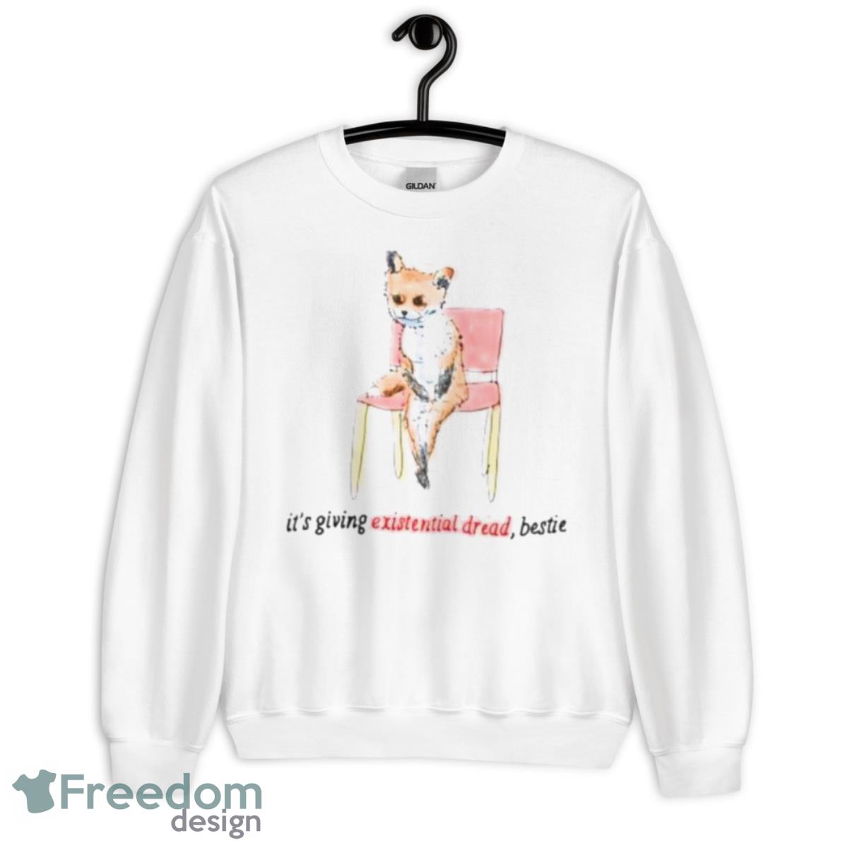 It’s Giving Existential Dread Bestie Shirt - Unisex Heavy Blend Crewneck Sweatshirt