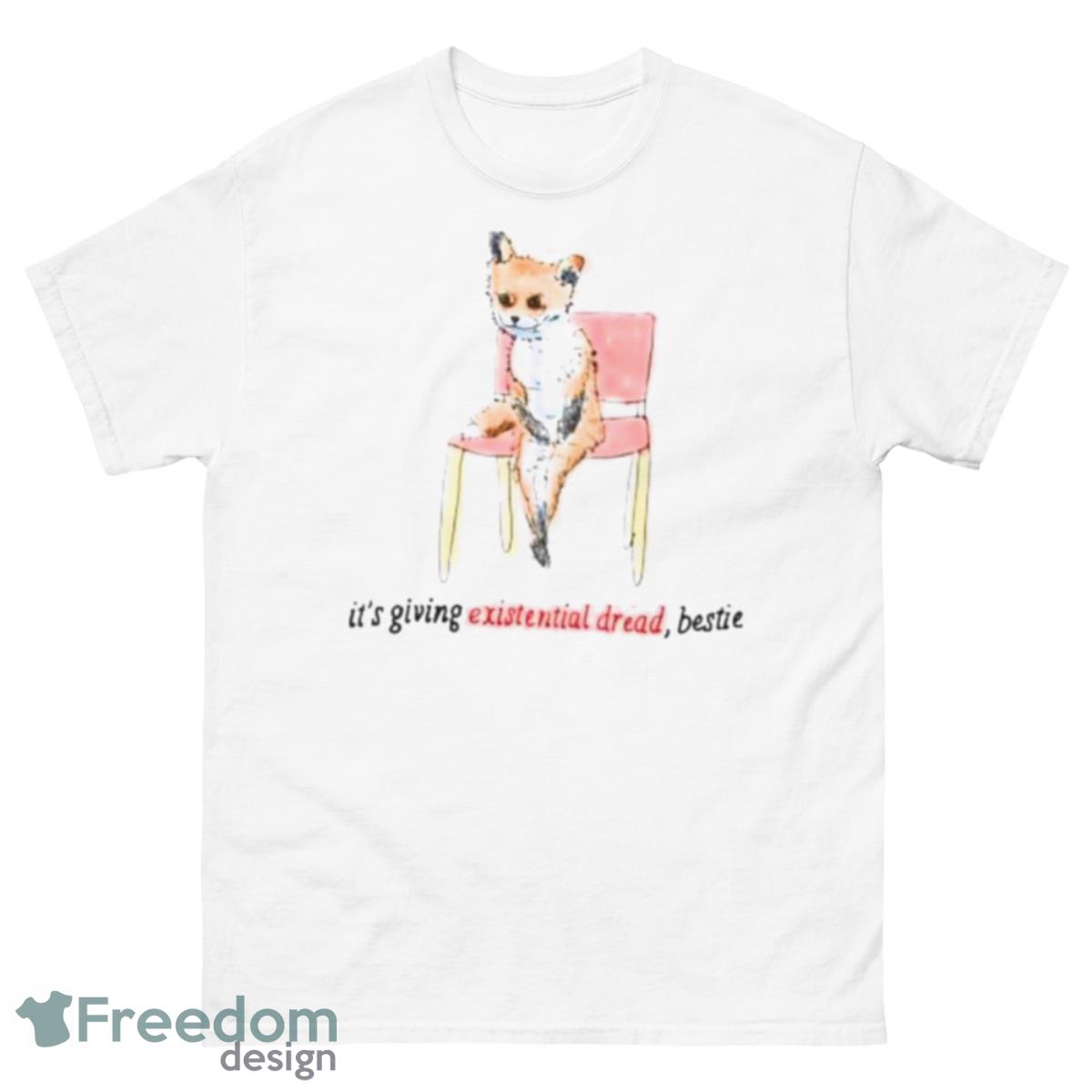 It’s Giving Existential Dread Bestie Shirt - 500 Men’s Classic Tee Gildan