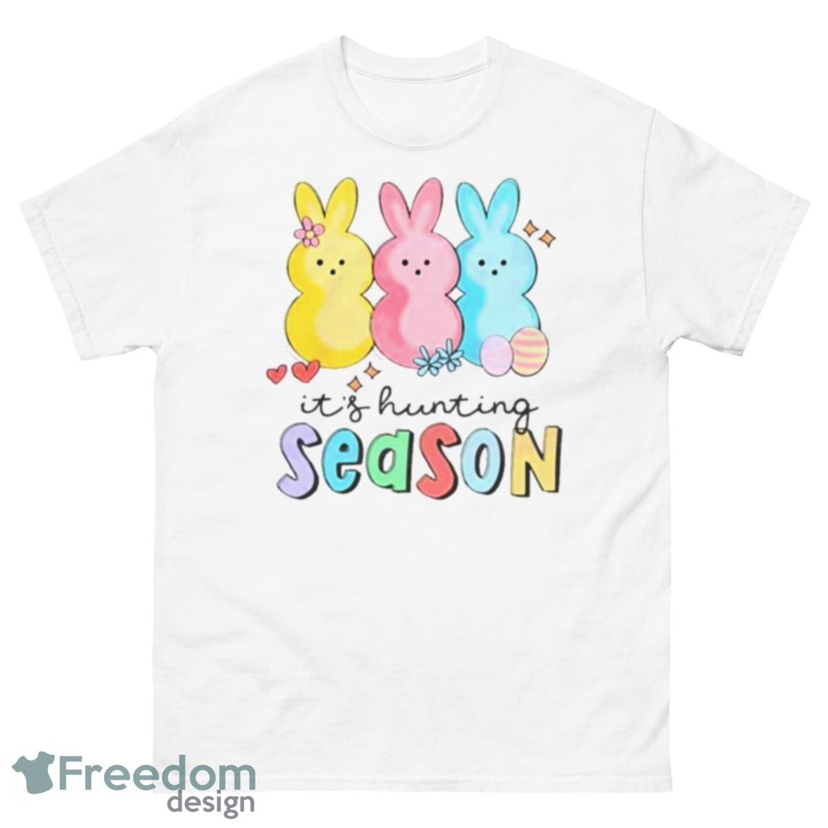 It’s Hunting Season Cute Easter Bunny Shirt - 500 Men’s Classic Tee Gildan