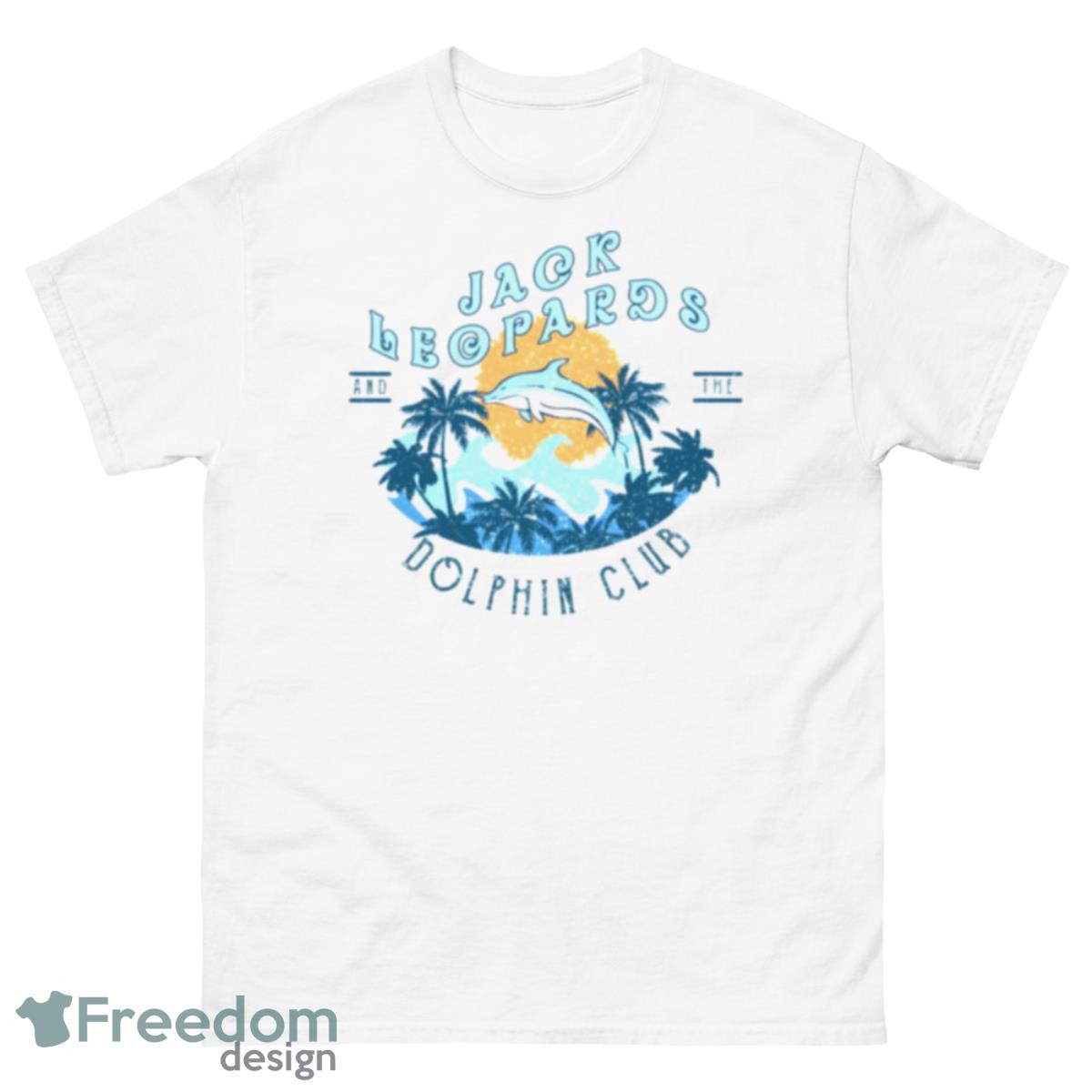 Jack Leopards & The Dolphin Club Shirt - 500 Men’s Classic Tee Gildan