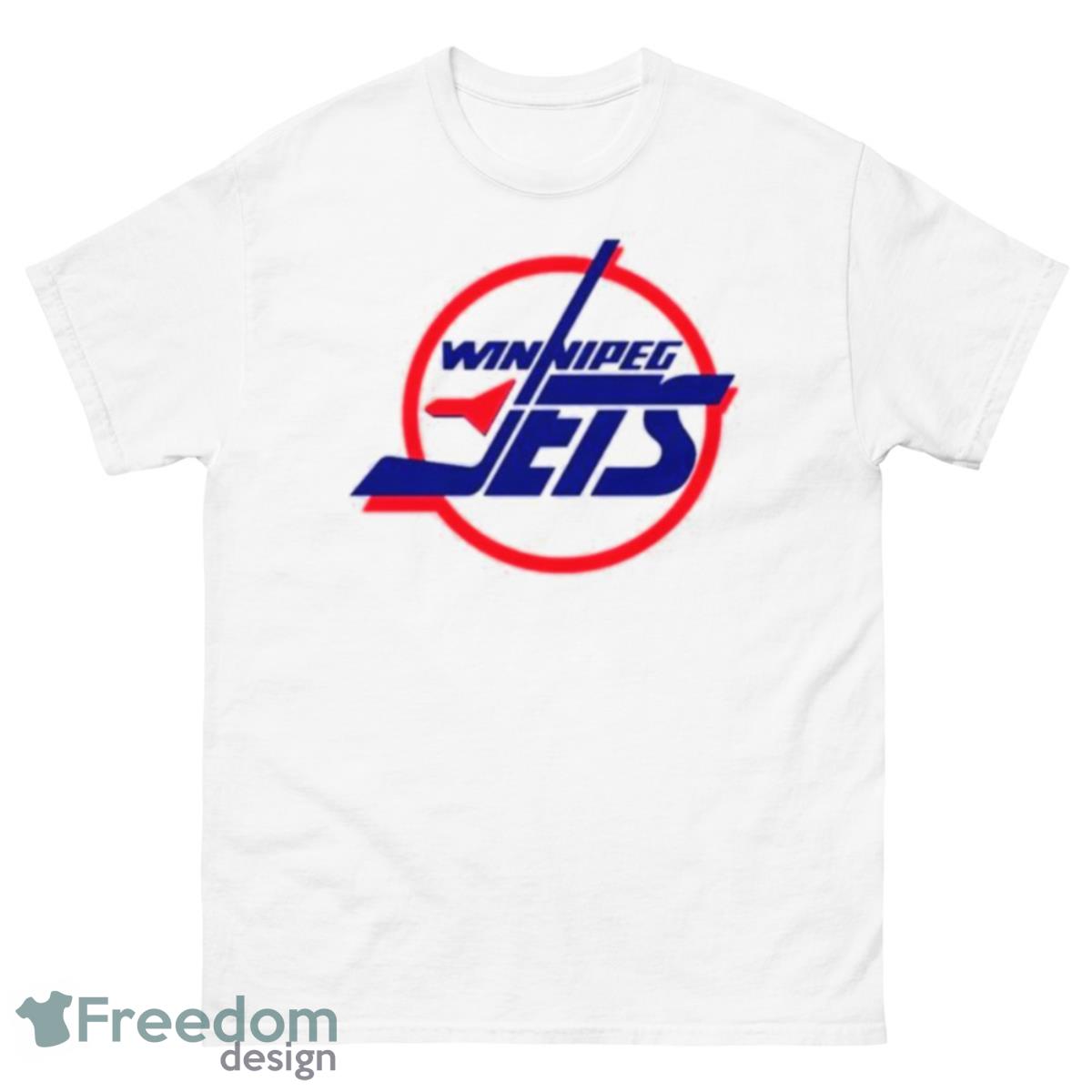 Jets City Winnipeg Jets Hockey Shirt - 500 Men’s Classic Tee Gildan