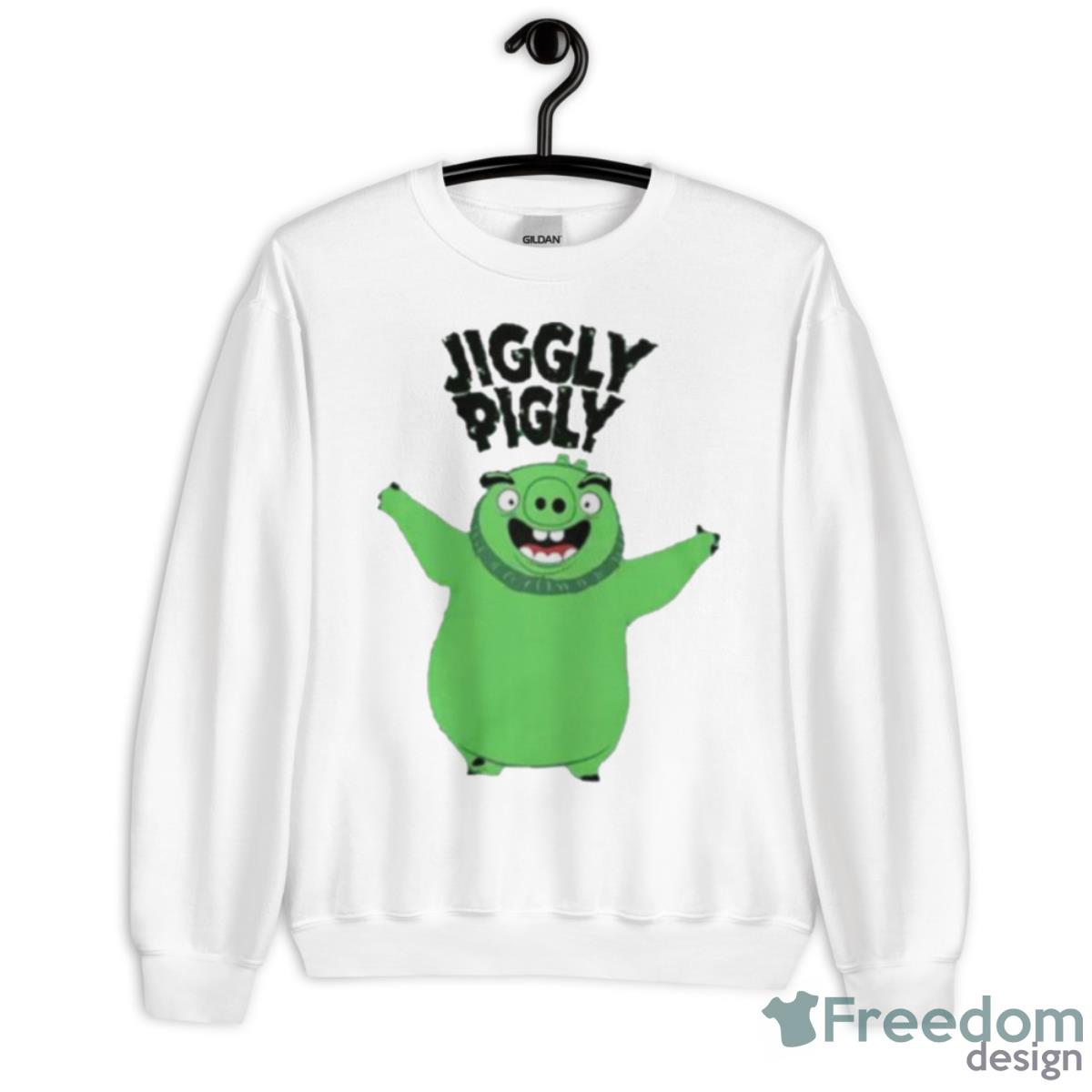 Jiggly Pigly Angry Bird Shirt - Unisex Heavy Blend Crewneck Sweatshirt