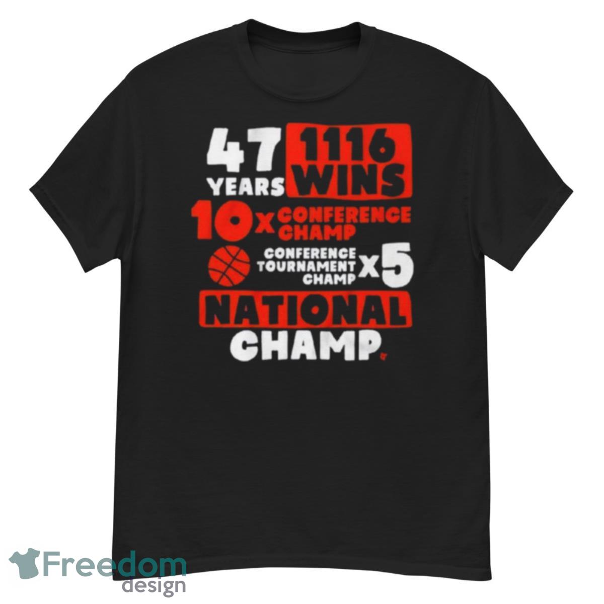 Jim Boeheim 47 Years 1116 Wins 10x Conference Champ 5x National Champ Shirt - G500 Men’s Classic T-Shirt