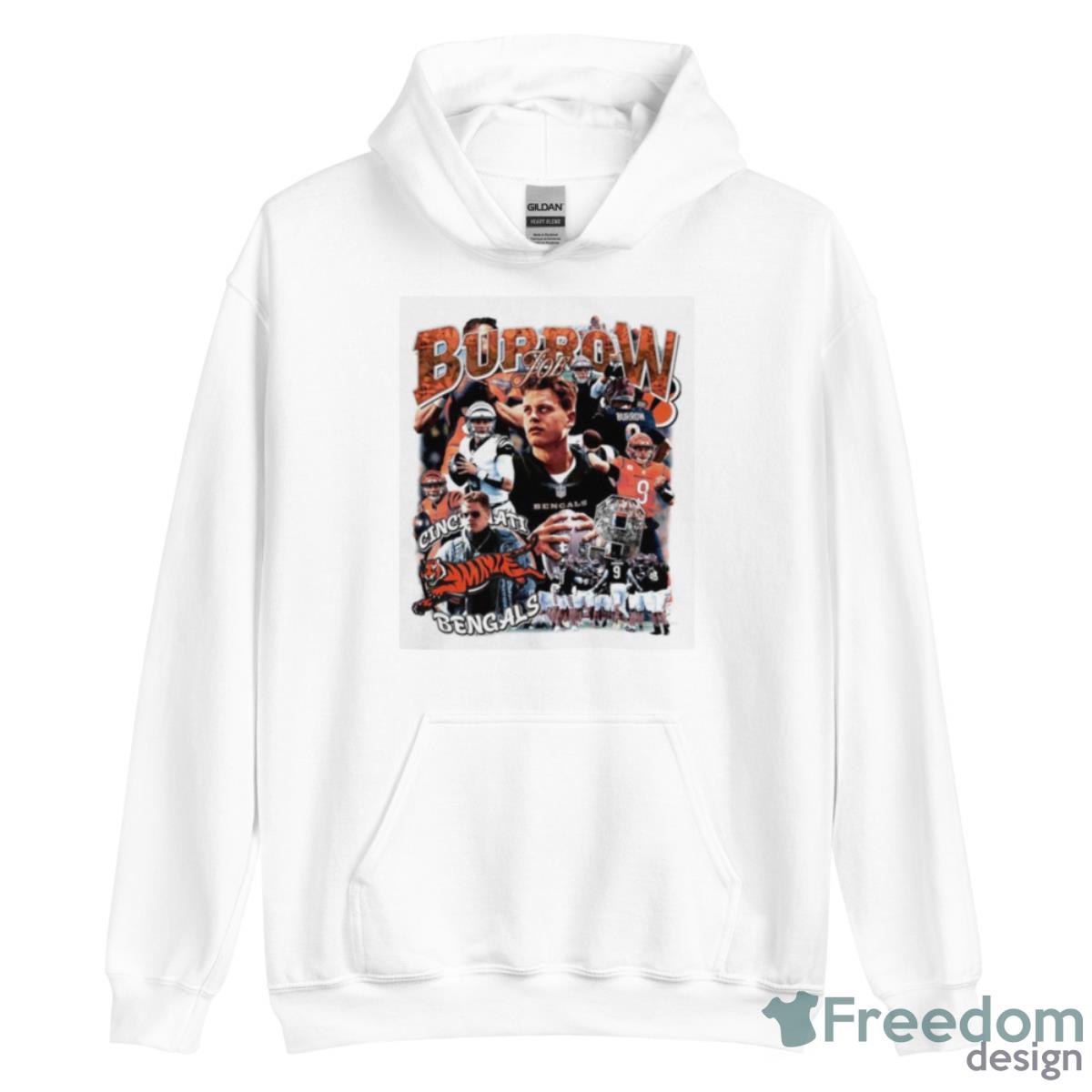 Joe Burrow Cincinnati Bengals Retro Shirt - Unisex Heavy Blend Hooded Sweatshirt Joe Burrow Cincinnati Bengals Retro Shirt - Unisex Heavy Blend Hooded Sweatshirt