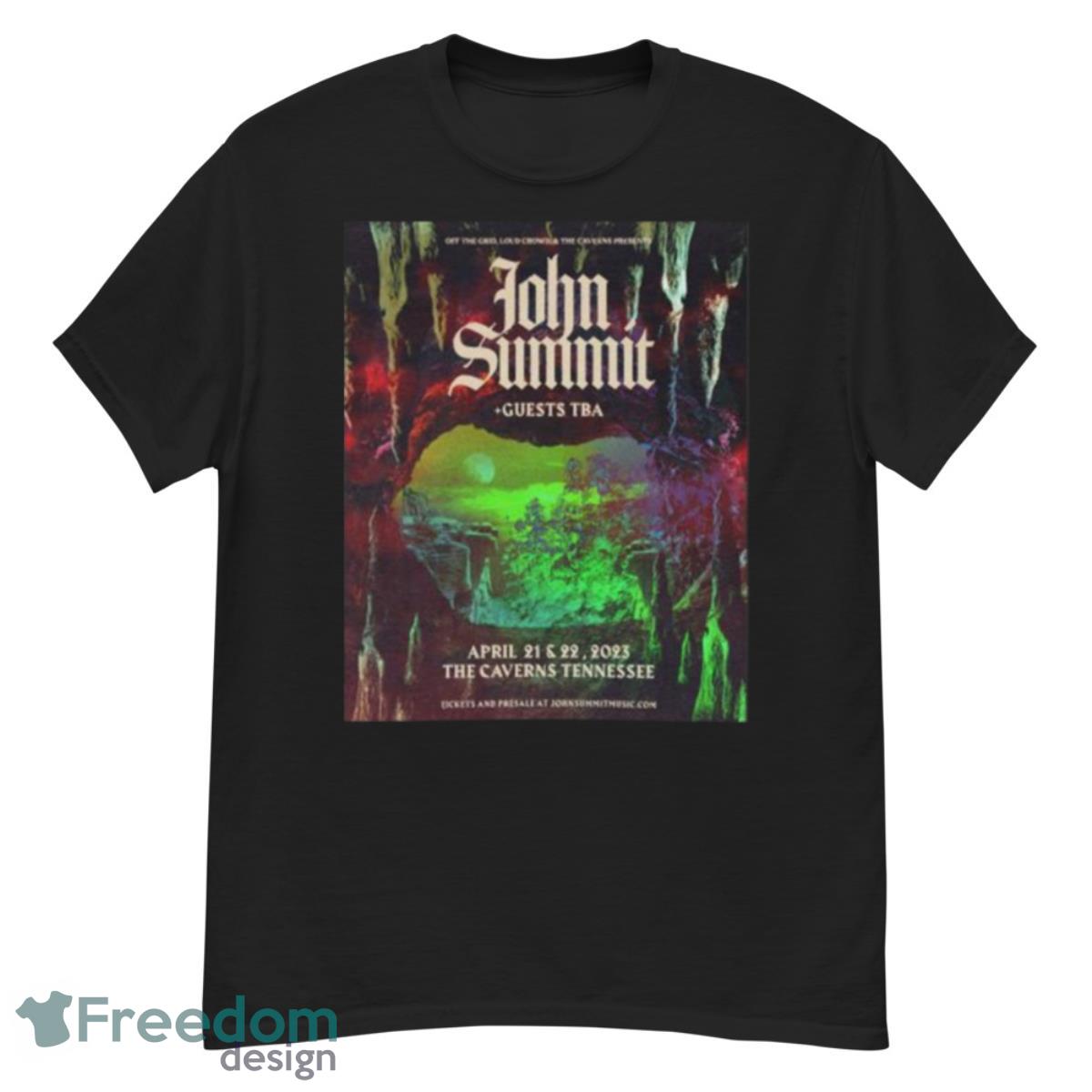 John Summit April 21 And 22 2023 The Caverns Tennessee Tour Poster Shirt - G500 Men’s Classic T-Shirt