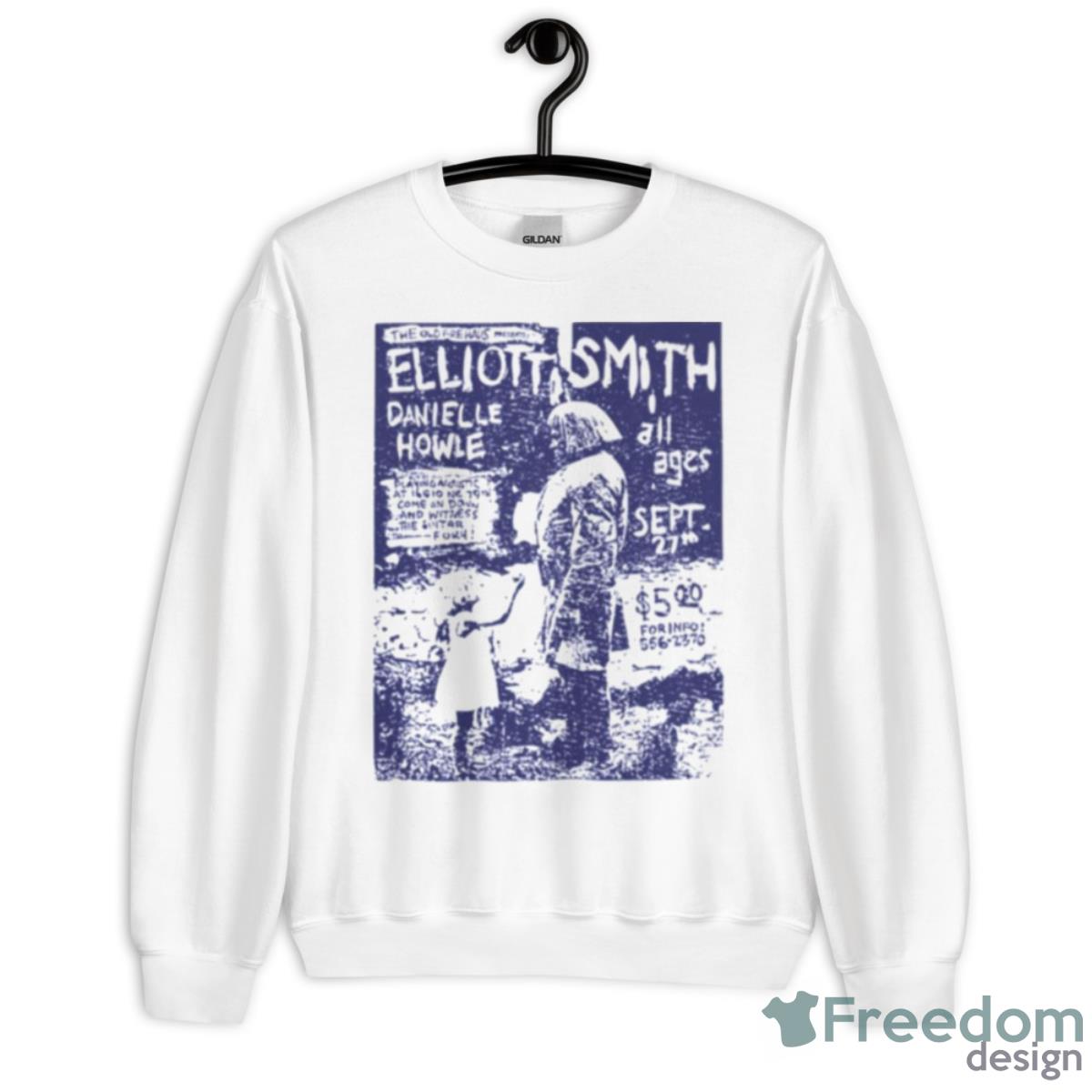 Junk Bond Trader Elliott Smith Shirt - Unisex Heavy Blend Crewneck Sweatshirt