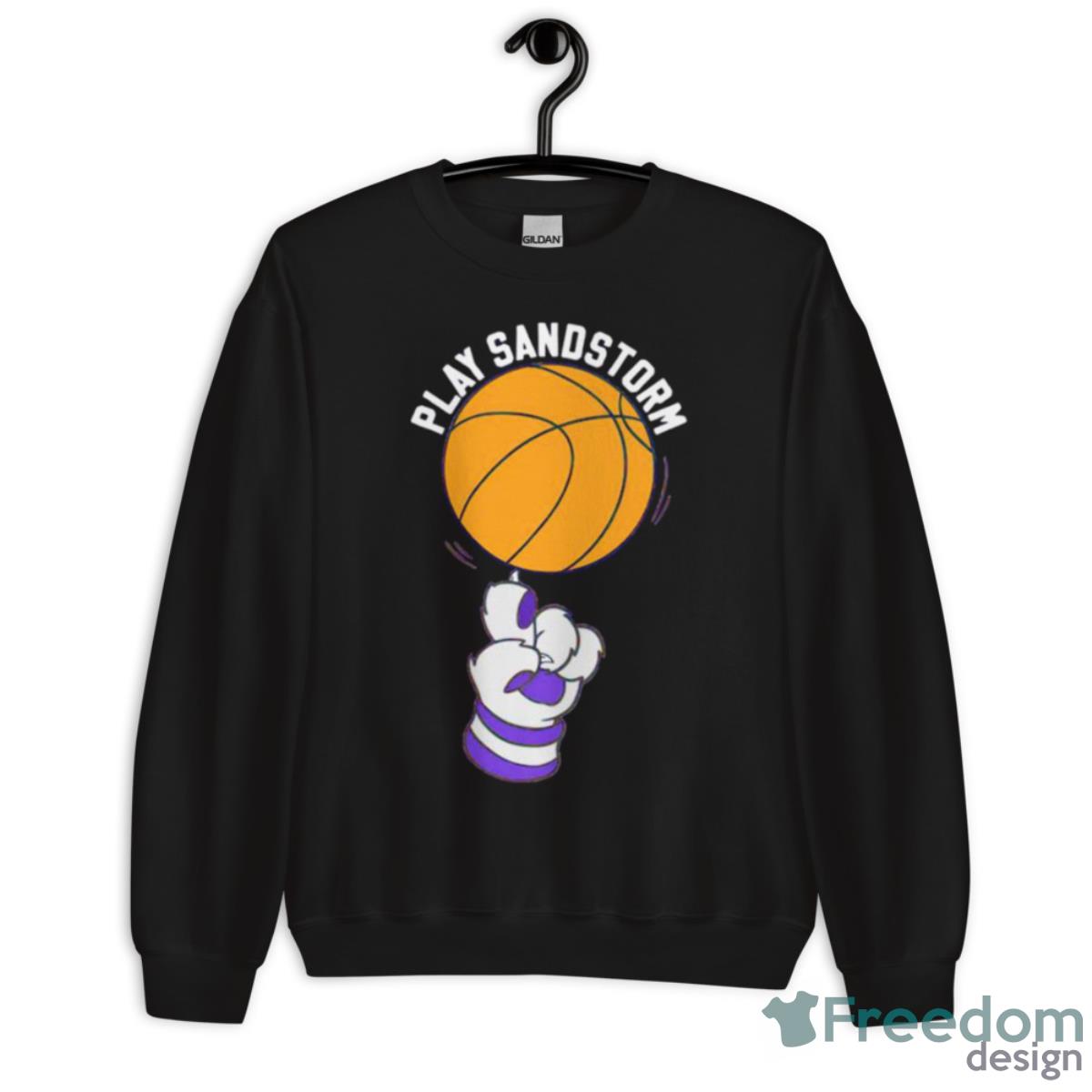 K State Play Sandstorm Wildcat Hand Basketball Shirt