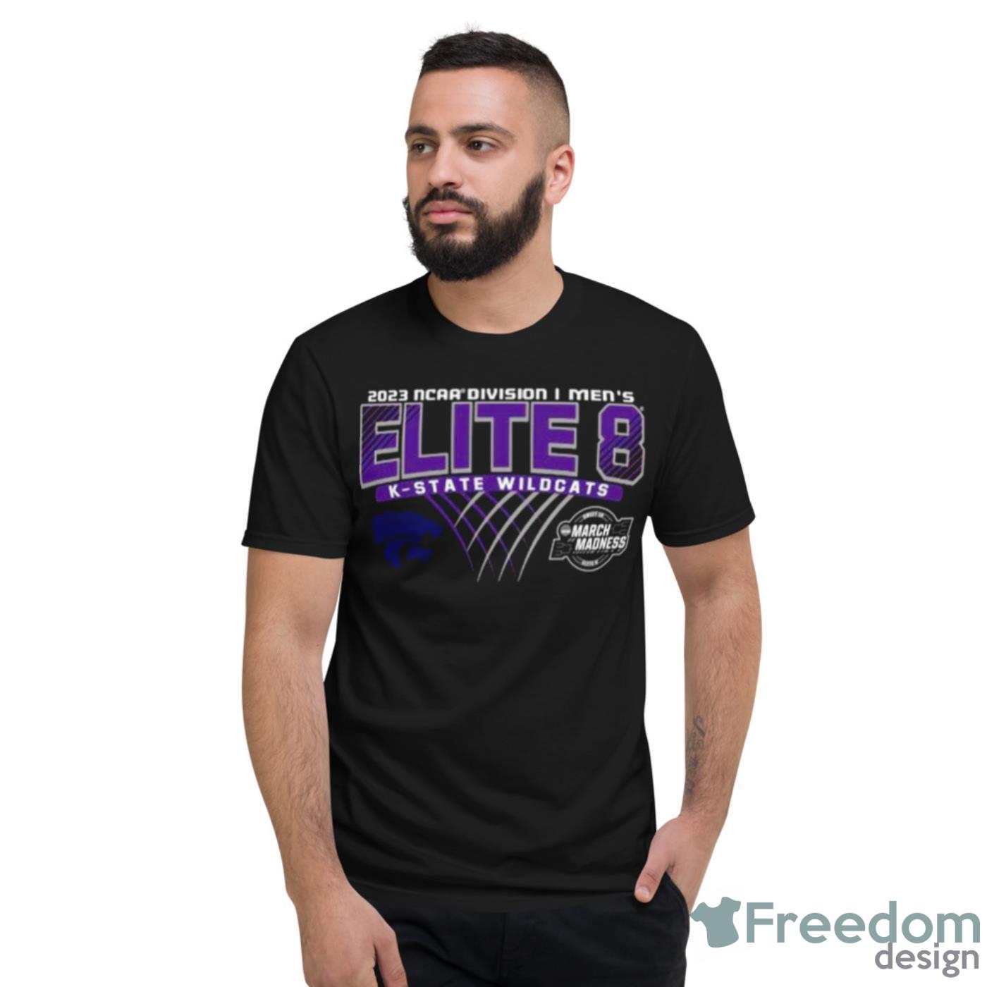 K State Wildcats 2023 NCAA Division I Men’s Basketball Elite EighShirt - Short Sleeve T-Shirt