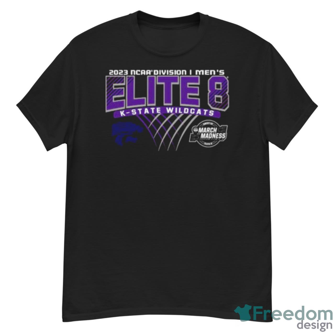 K State Wildcats 2023 NCAA Division I Men’s Basketball Elite EighShirt - G500 Men’s Classic T-Shirt