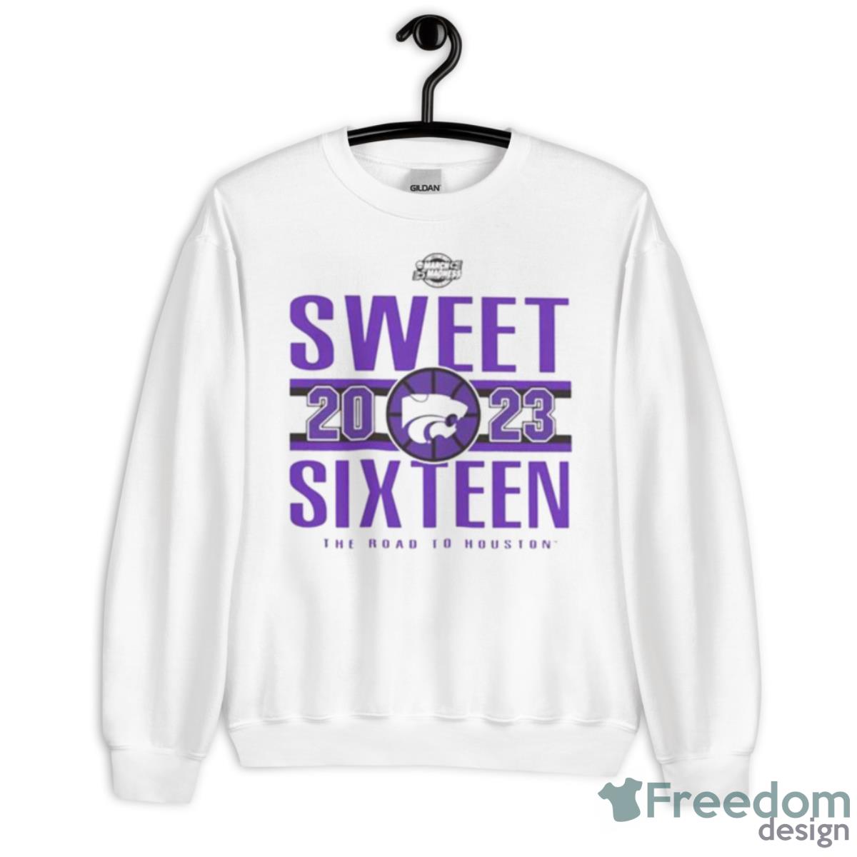 K State Wildcats 2023 Sweet 16 Bracket Shirt - Unisex Heavy Blend Crewneck Sweatshirt