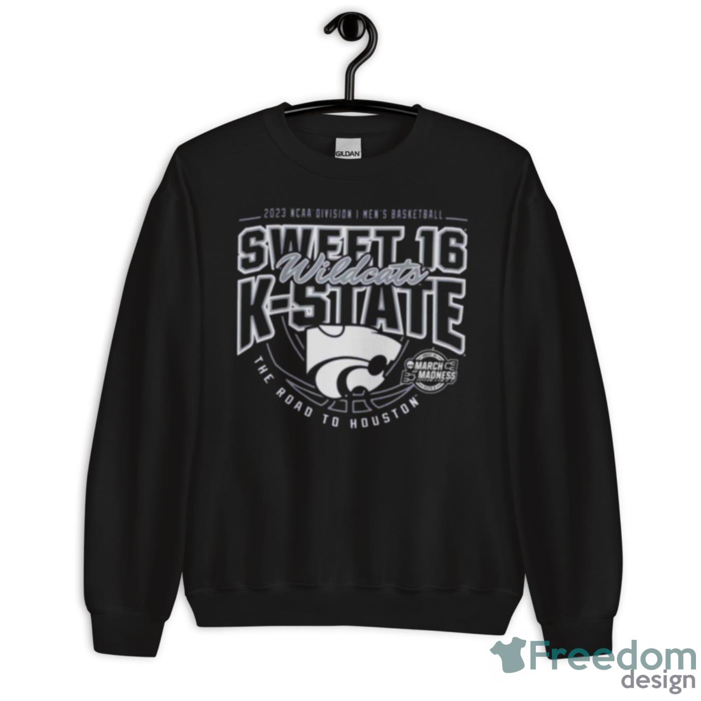 K State Wildcats Sweet 16 2023 NCAA Division I Men’s Basketball New York D I M Shirt image K State Wildcats Sweet 16 2023 NCAA Division I Men’s Basketball New York D I M Shirt - Unisex Crewneck Sweatshirt