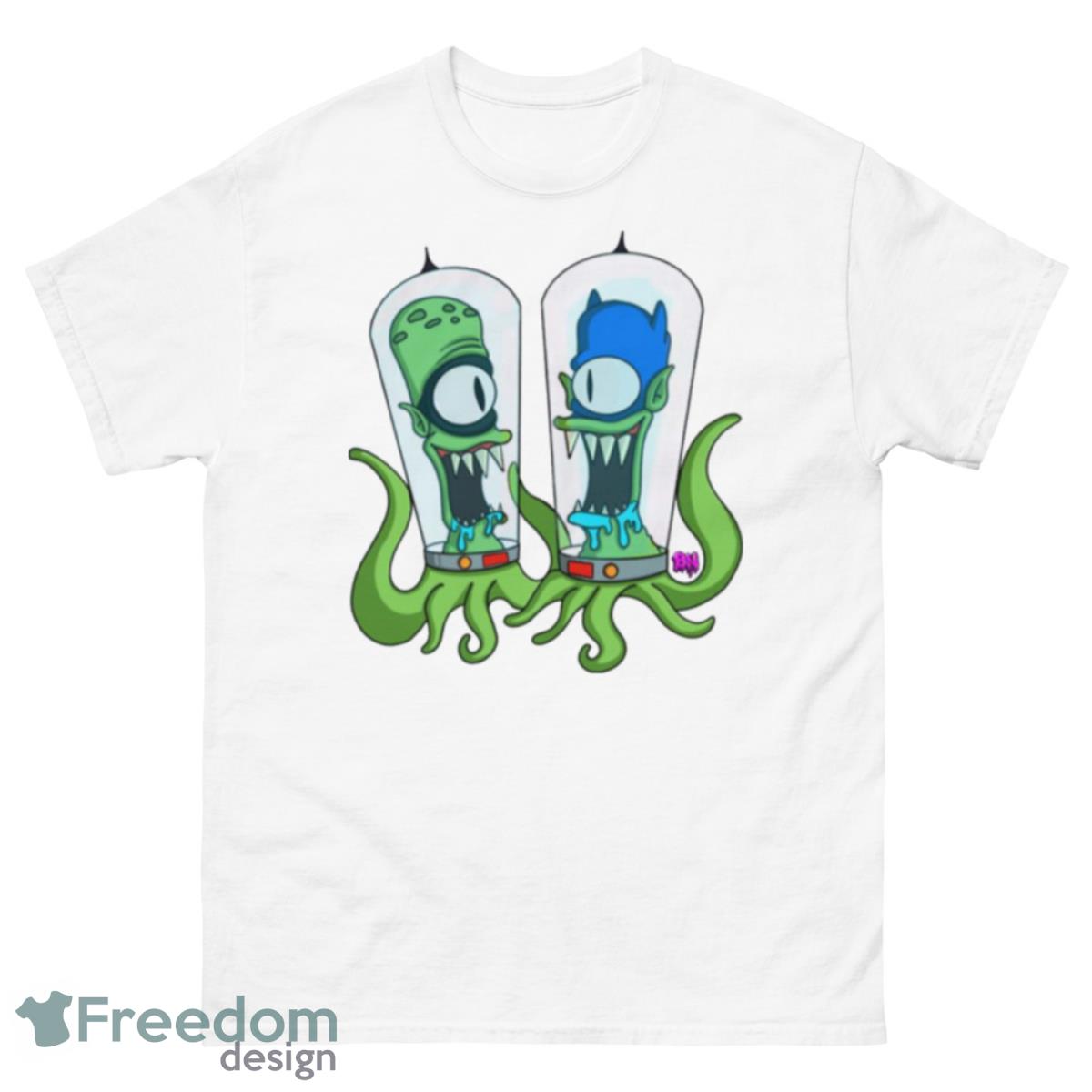 Kang Man And Kodos Sidekick Simpson The Futurama Shirt - 500 Men’s Classic Tee Gildan