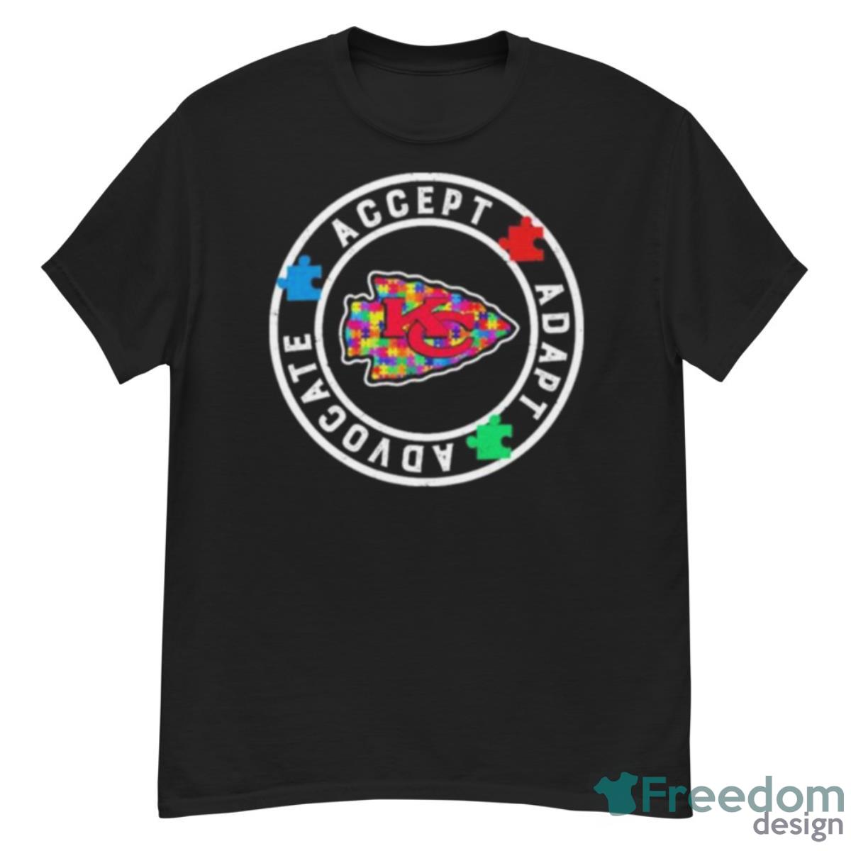 Kansas City Chiefs Accept Adapt Advocate Autism Shirt - G500 Men’s Classic T-Shirt