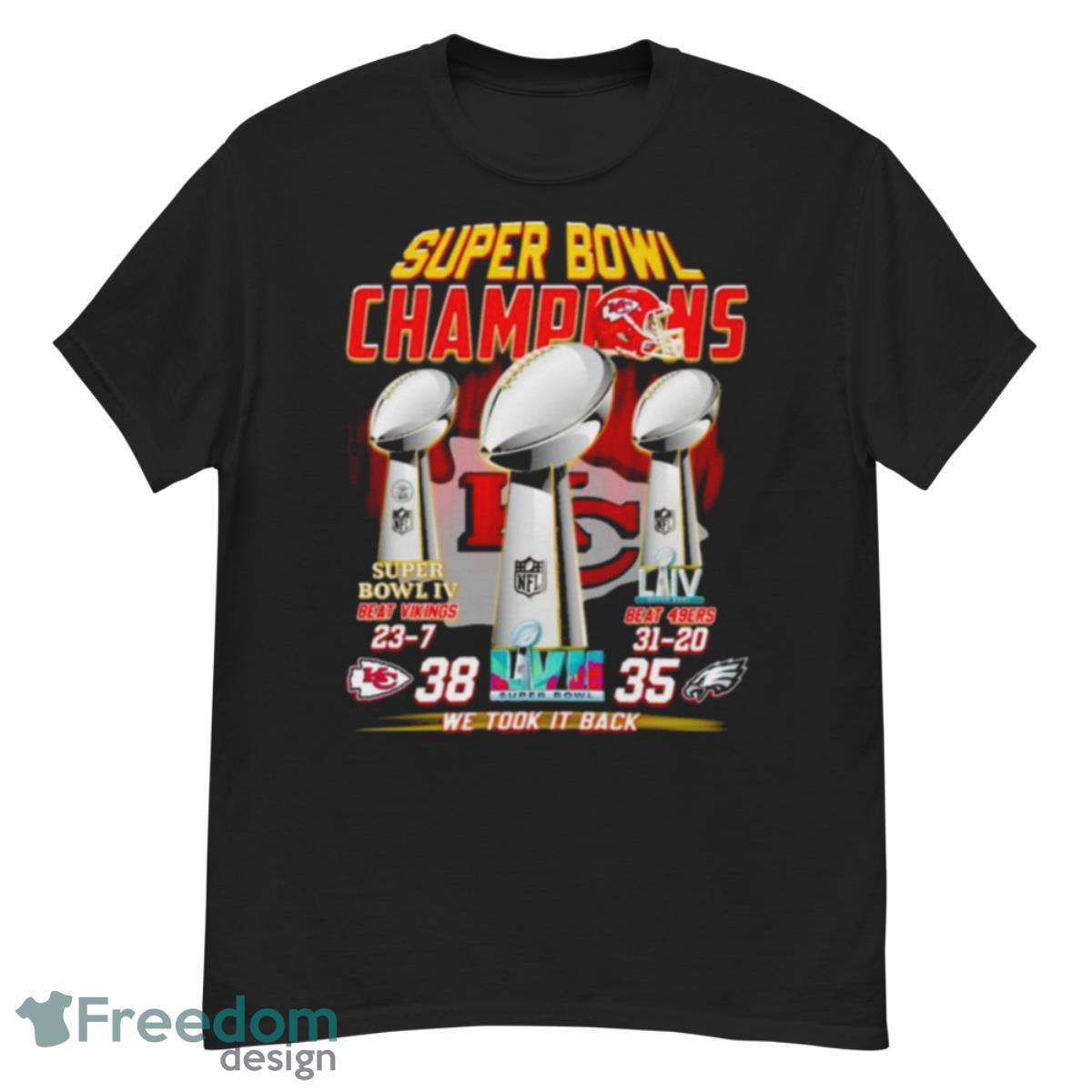 Kansas City Chiefs Super Bowl LVII Champions We Took It Back Shirt - G500 Men’s Classic T-Shirt