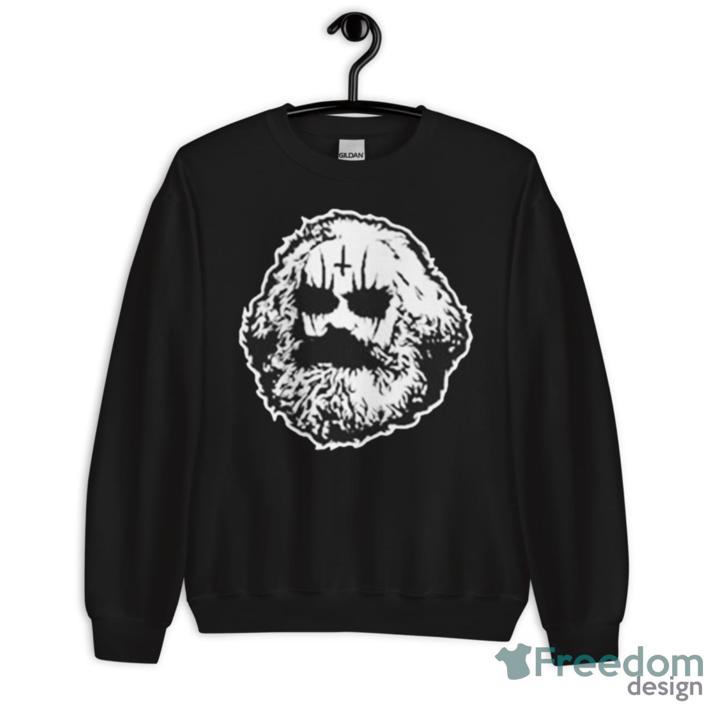 Karl Marx In Black Metal Corpse Paint Shirt - Unisex Crewneck Sweatshirt Karl Marx In Black Metal Corpse Paint Shirt - Unisex Crewneck Sweatshirt