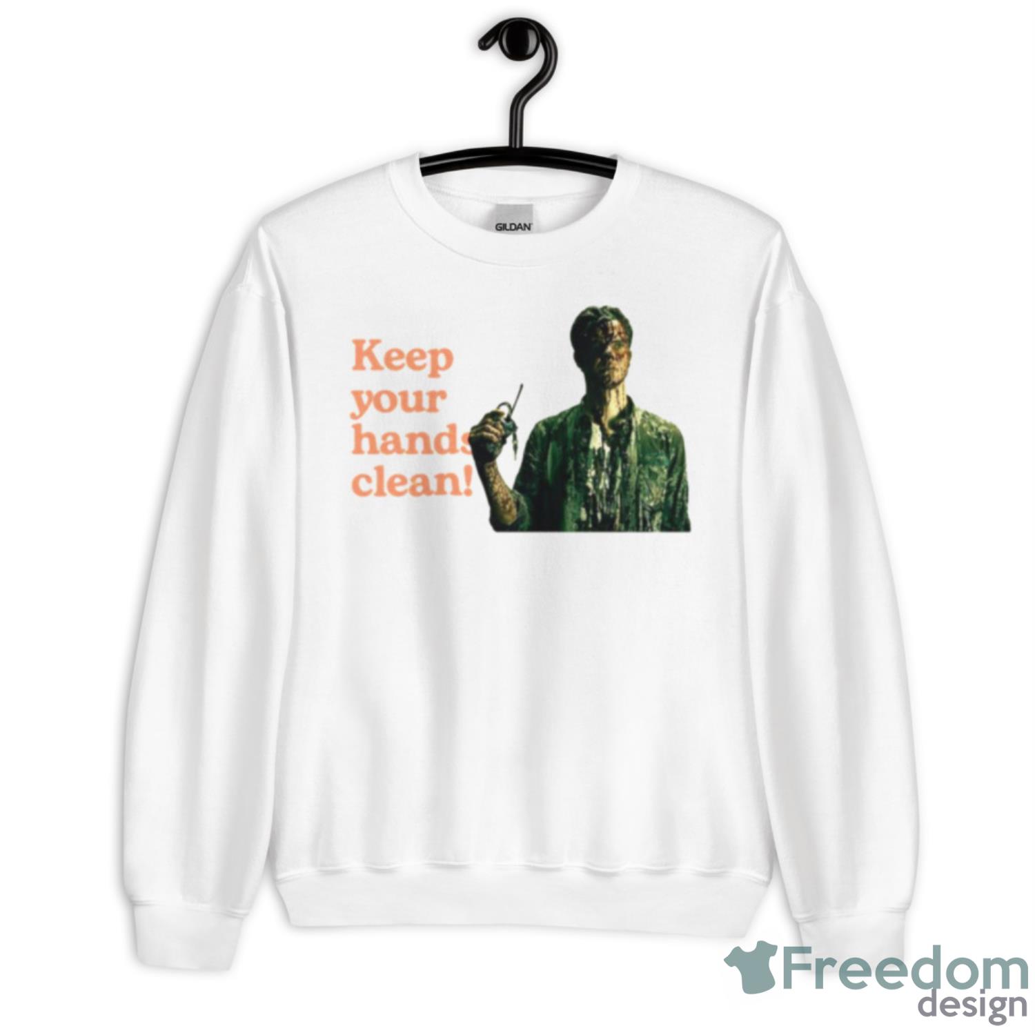 Keep Your Hands Clean The Boys Graphic Shirt - Unisex Heavy Blend Crewneck Sweatshirt