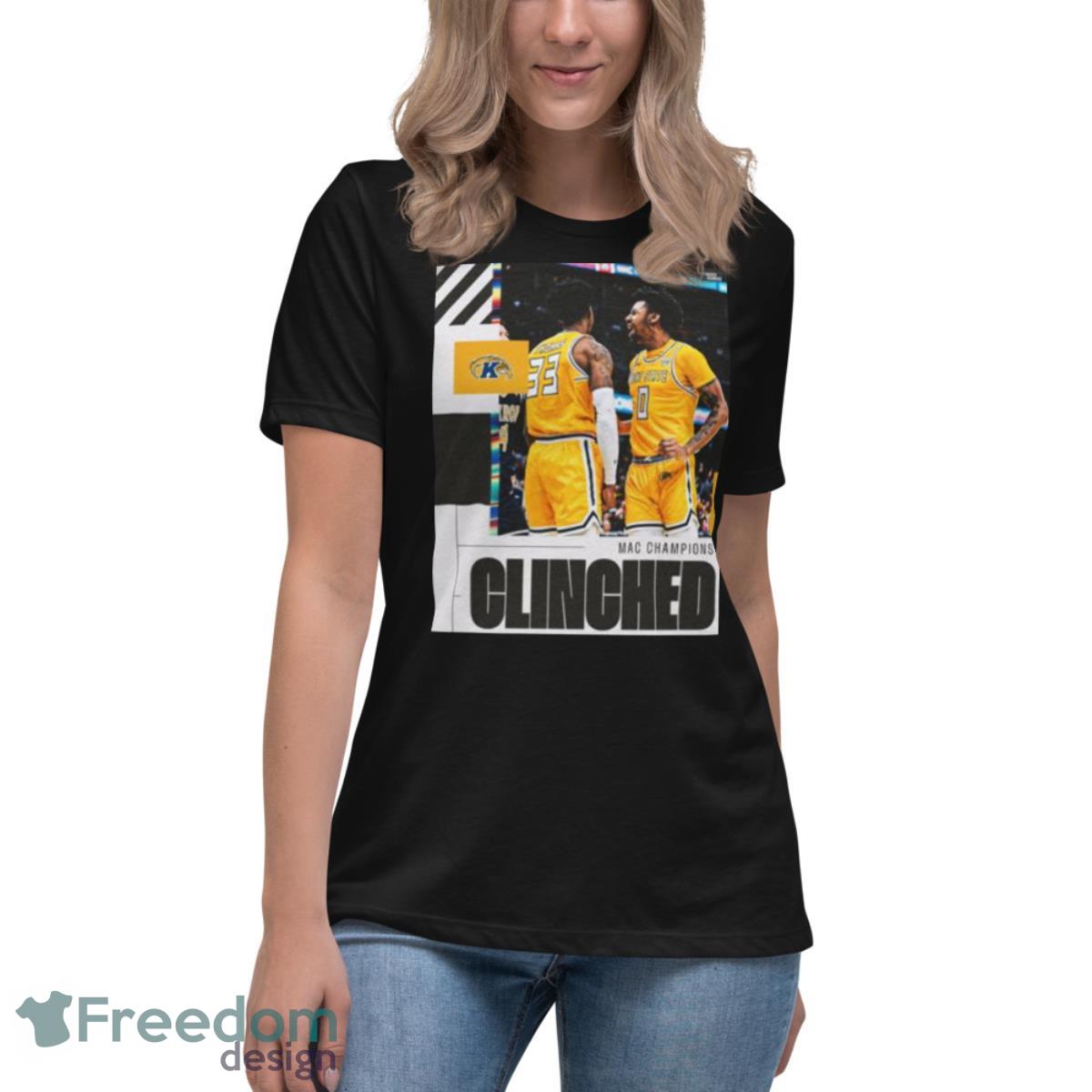 Kent State Golden Flashes 2023 Ncaa Clinched March Madness Shirt - Womens Relaxed Short Sleeve Jersey Tee Kent State Golden Flashes 2023 Ncaa Clinched March Madness Shirt - Womens Relaxed Short Sleeve Jersey Tee