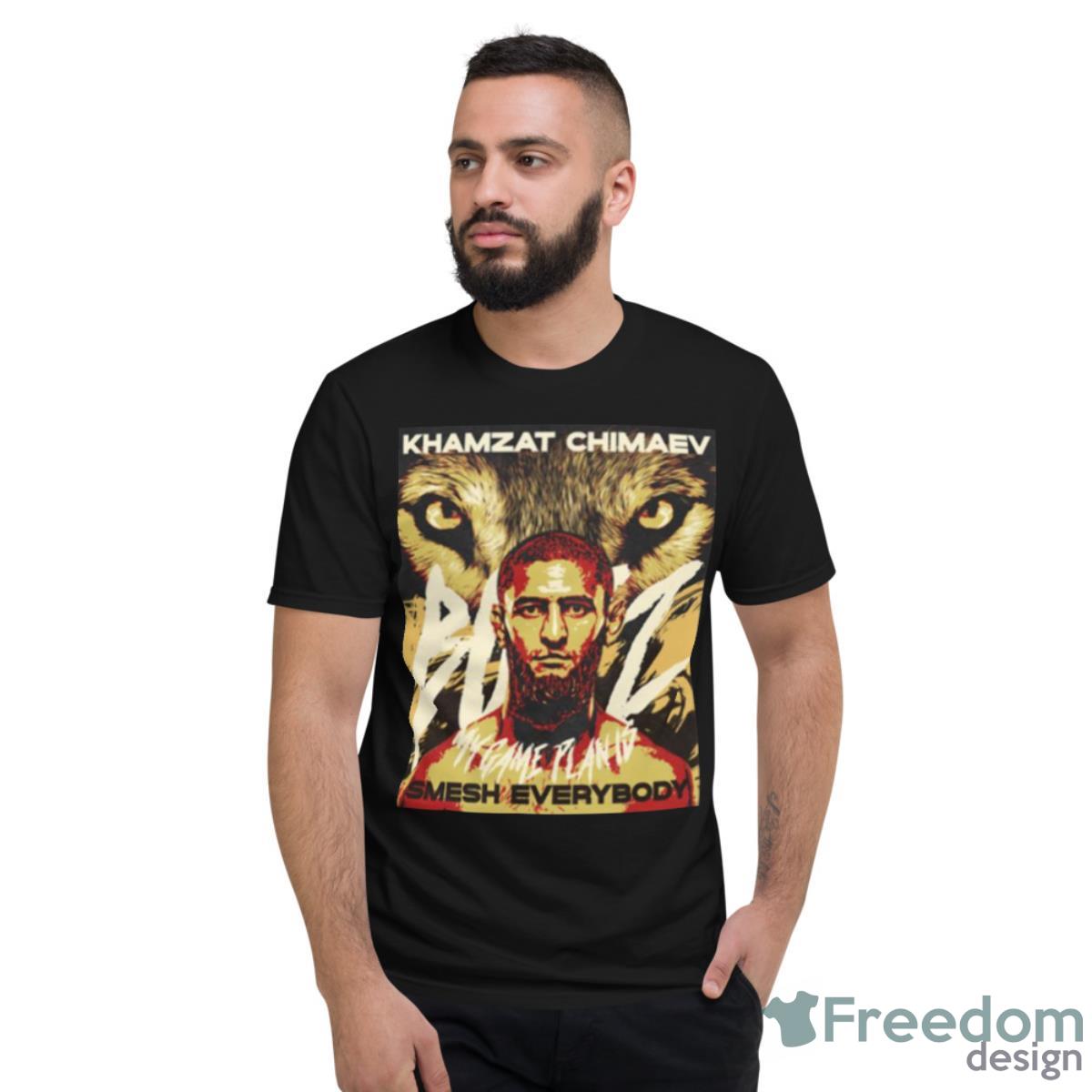 Khamzat Chimaev Mma Shirt - Short Sleeve T-Shirt