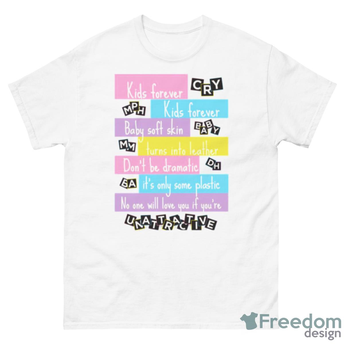 Kids Forever Melanie Martinez Shirt - 500 Men’s Classic Tee Gildan