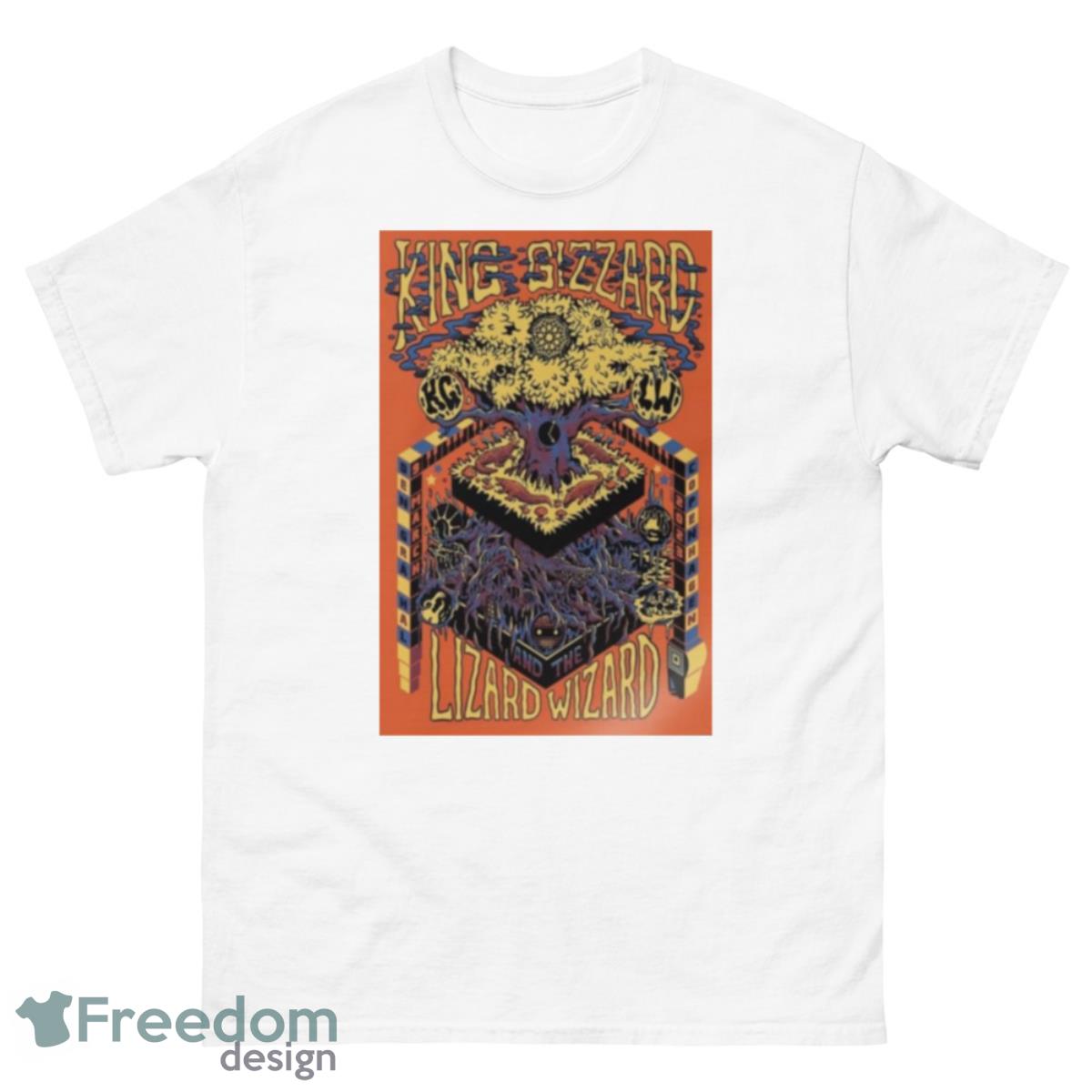 King Gizzard And The Lizard Wizard Denmark March 9 2023 Den Gra Hal Copenhagen Poster Shirt - 500 Men’s Classic Tee Gildan