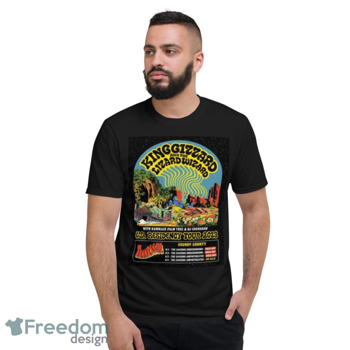 King Gizzard And The Lizard Wizard USA Residency Tour 2023 Poster Shirt - Short Sleeve T-Shirt