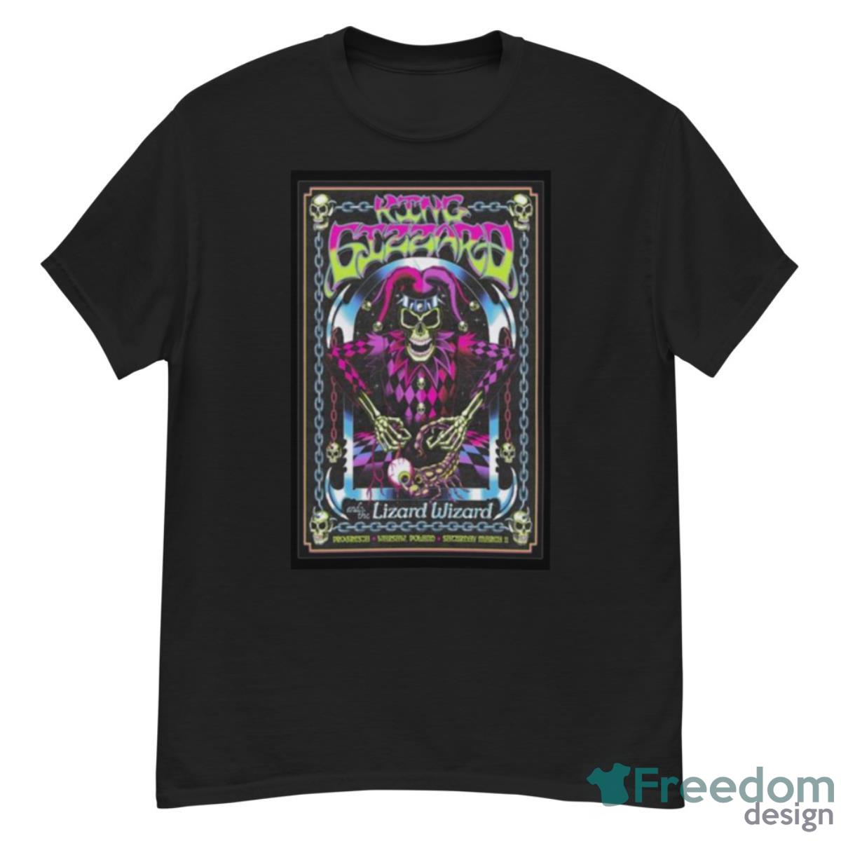 King Gizzard & The Lizard Wizard 2023 Warsaw Poland Poster Shirt - G500 Men’s Classic T-Shirt