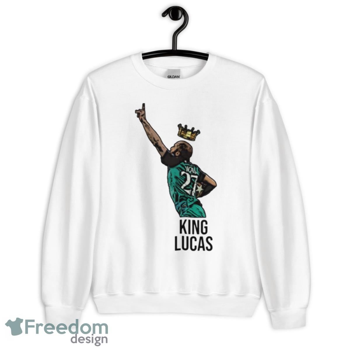 King Lucas Moura Tottenham Hotspur Shirt - Unisex Heavy Blend Crewneck Sweatshirt