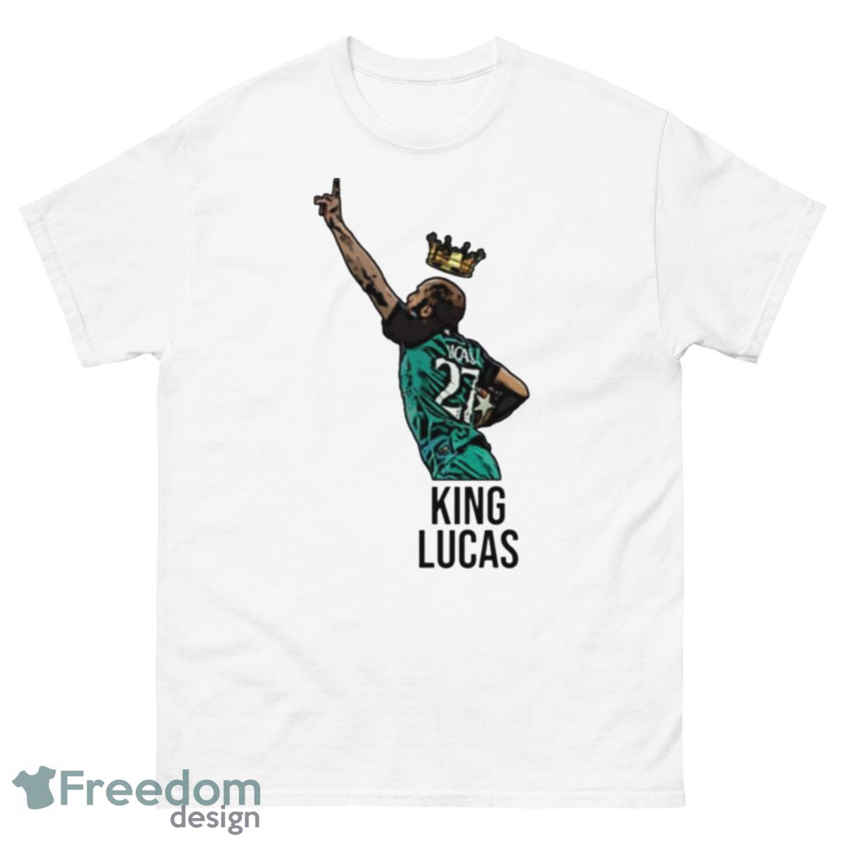 King Lucas Moura Tottenham Hotspur Shirt - 500 Men’s Classic Tee Gildan