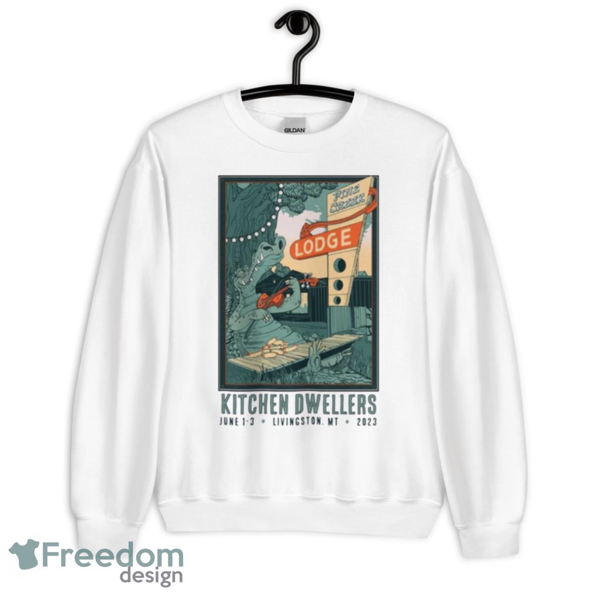 Kitchen Dwellers June 1 3 Livingston MT 2023 Shirt - Unisex Heavy Blend Crewneck Sweatshirt