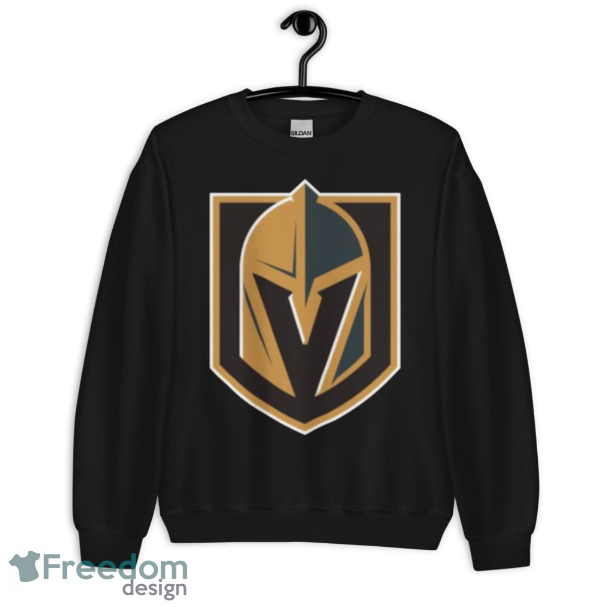 Knights Mask Vegas Golden Knights Shirt image Knights Mask Vegas Golden Knights Shirt - Unisex Crewneck Sweatshirt