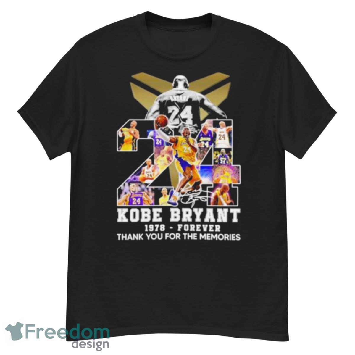 Kobe Bryant 1978 Forever Thank You For The Memories Signatures Shirt - G500 Men’s Classic T-Shirt