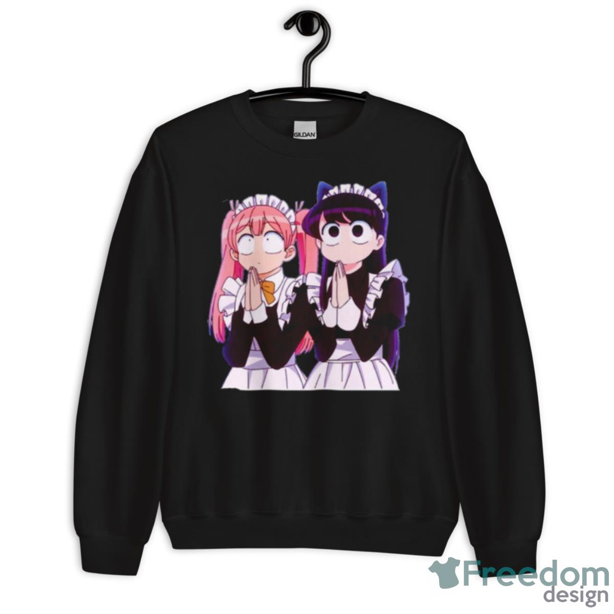 Komi And Tadano Kun Cute Maid Shirt image Komi And Tadano Kun Cute Maid Shirt - Unisex Crewneck Sweatshirt