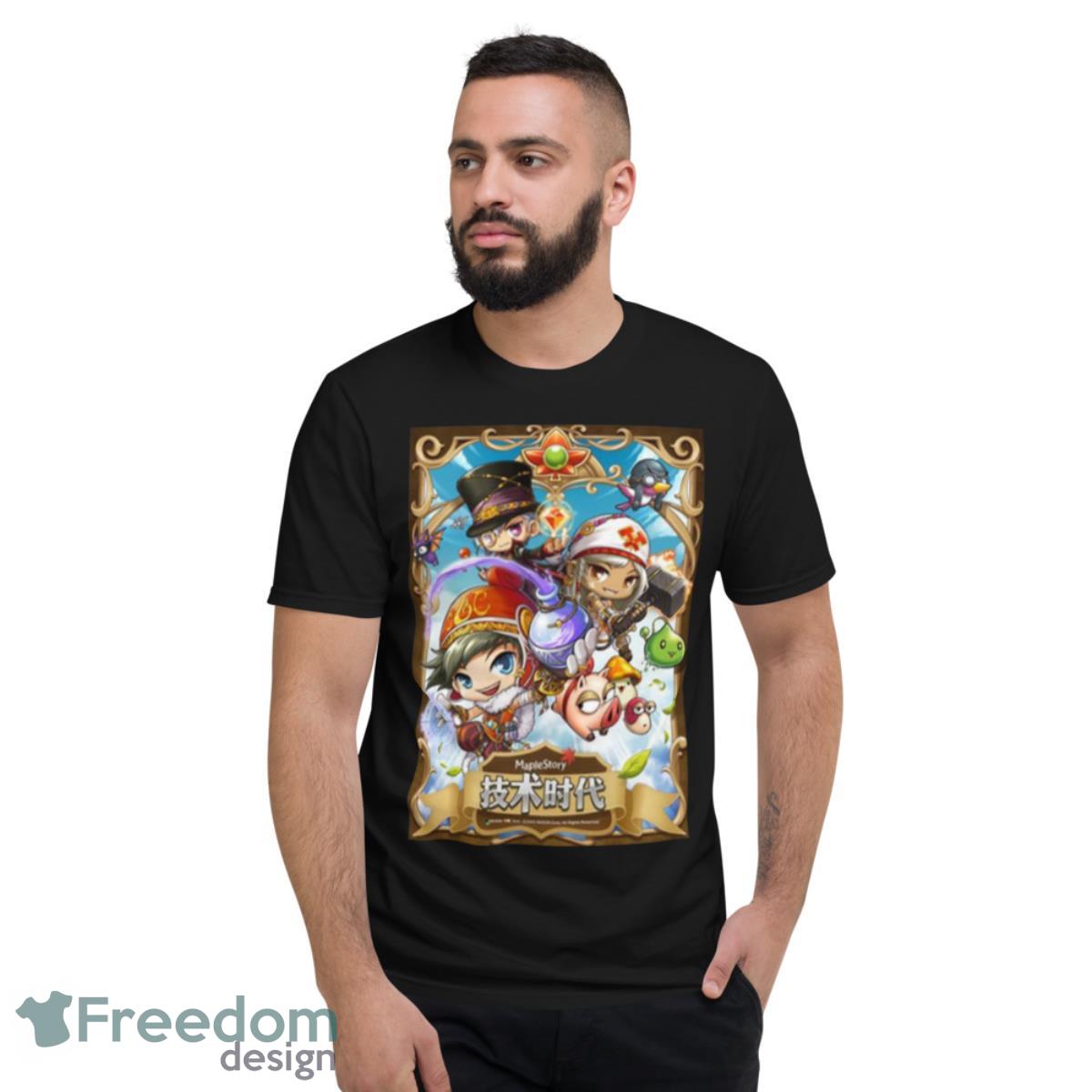 Korean Game Graphic Maplestory Shirt - Short Sleeve T-Shirt