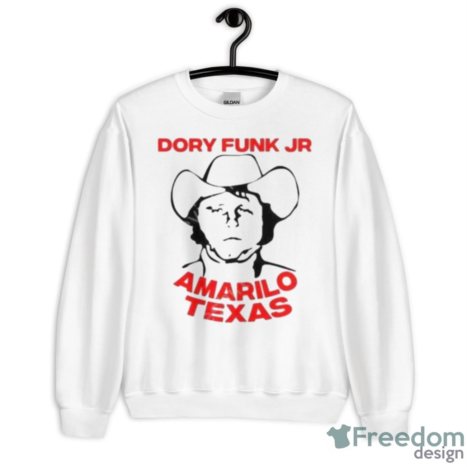 Kris Zellner Dory Funk Jr Amarillo Texas Shirt - Unisex Heavy Blend Crewneck Sweatshirt