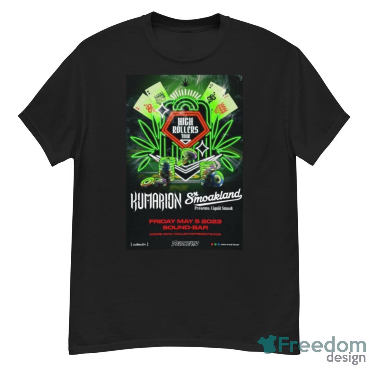 Kumarion & Smoakland Presents Liquid Smoak High Rollers Tour 2023 Shirt - G500 Men’s Classic T-Shirt