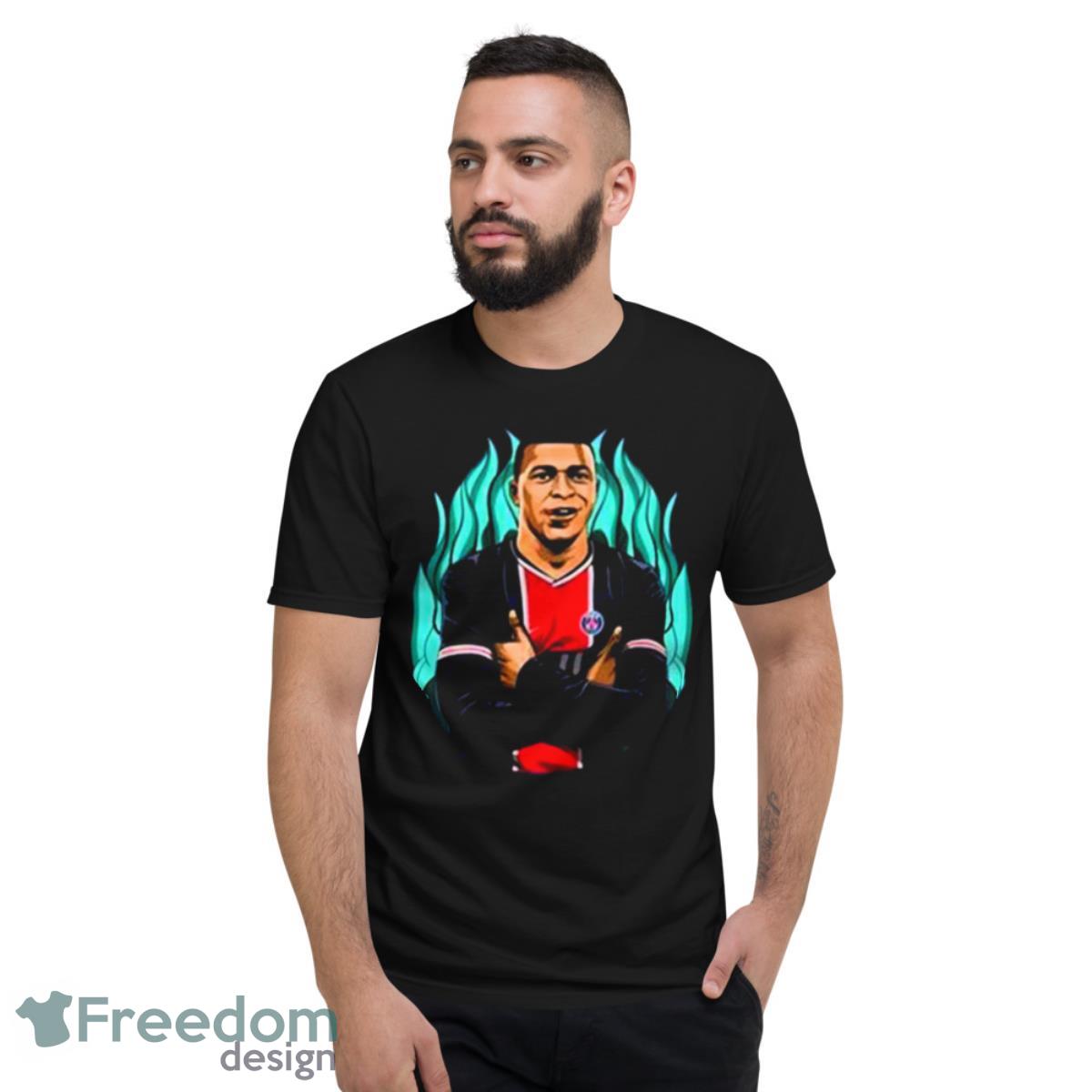 Kylian Mbappe Portrait Shirt - Short Sleeve T-Shirt