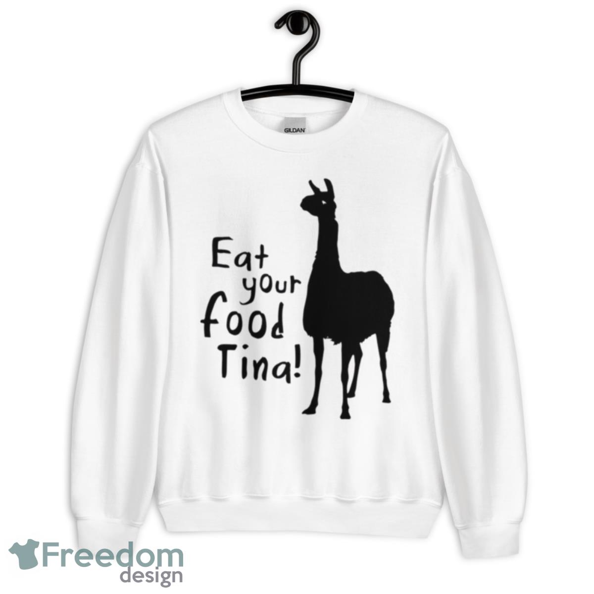 Lama Dynamite Eat Your Food Out Napoleon Dynamite Shirt - Unisex Heavy Blend Crewneck Sweatshirt