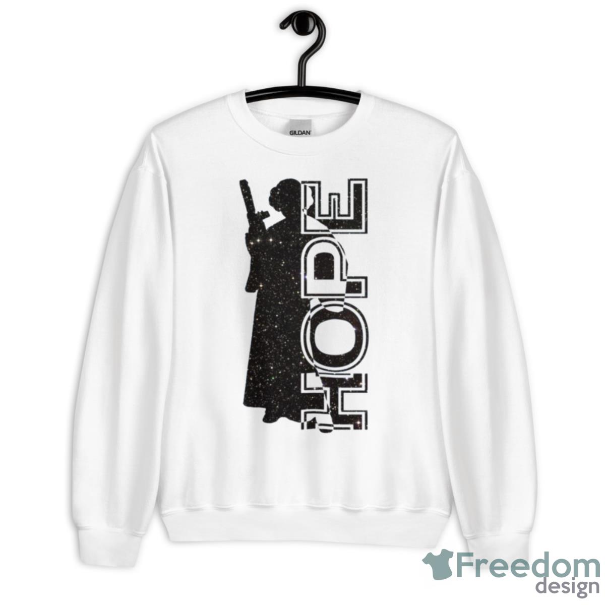 Leia And Her Hope Star Wars Shirt - Unisex Heavy Blend Crewneck Sweatshirt