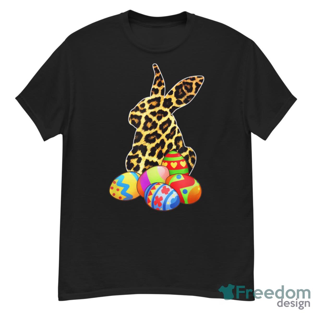 Leopard Bunny Easter Eggs, Funny Boy Girl Kid Shirt - G500 Men’s Classic T-Shirt