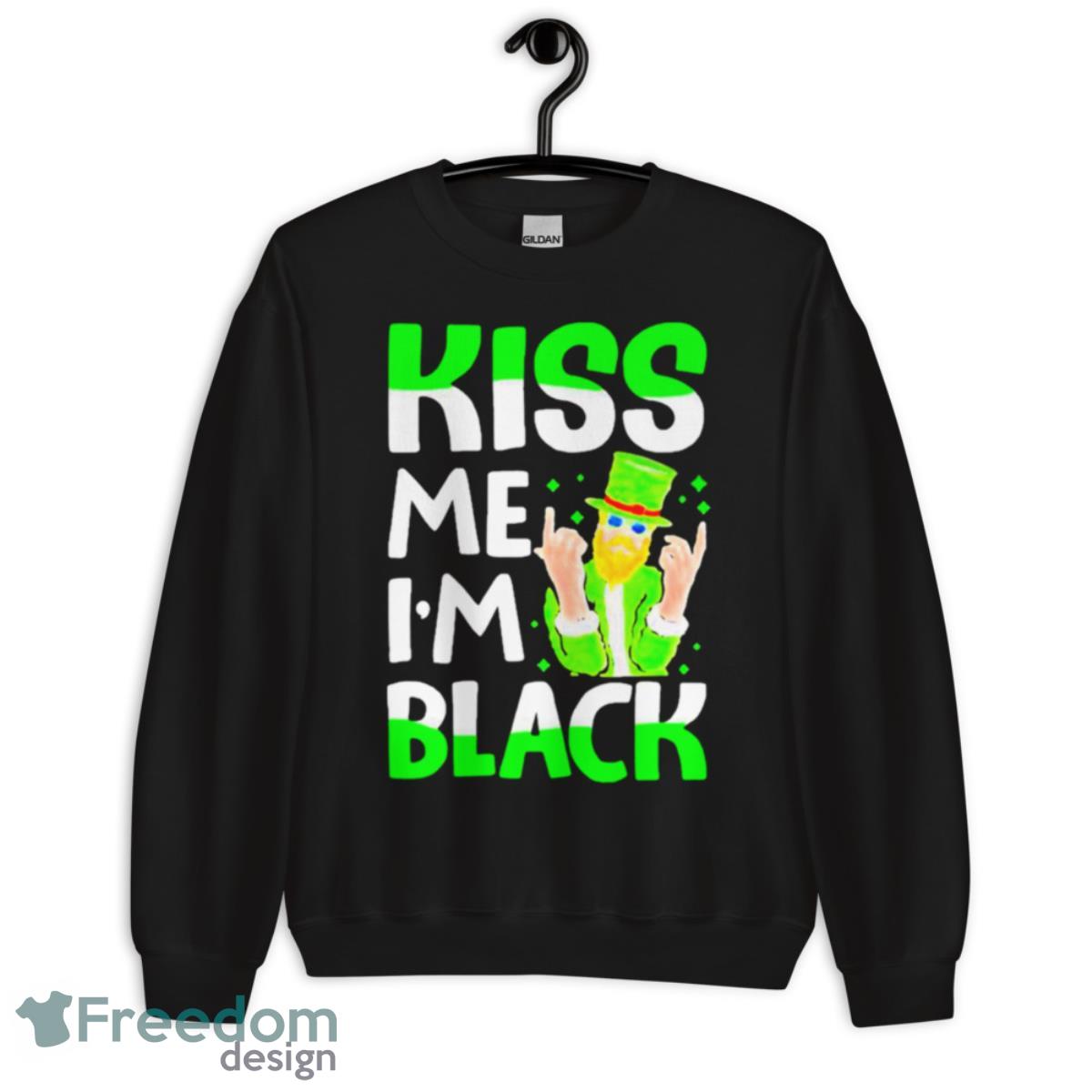 Leprechaun St Patrick’s Day Kiss Me I’m Shirt image Leprechaun St Patrick’s Day Kiss Me I’m Shirt - Unisex Crewneck Sweatshirt