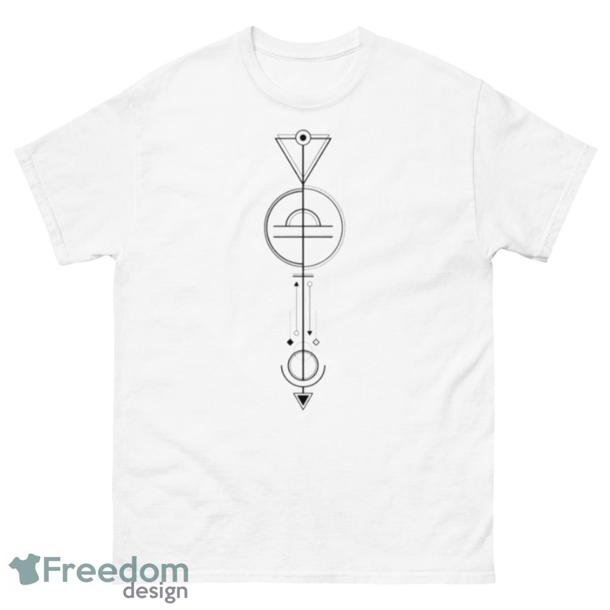 Libra Astrology Zodiac Arrow Shirt - 500 Men’s Classic Tee Gildan