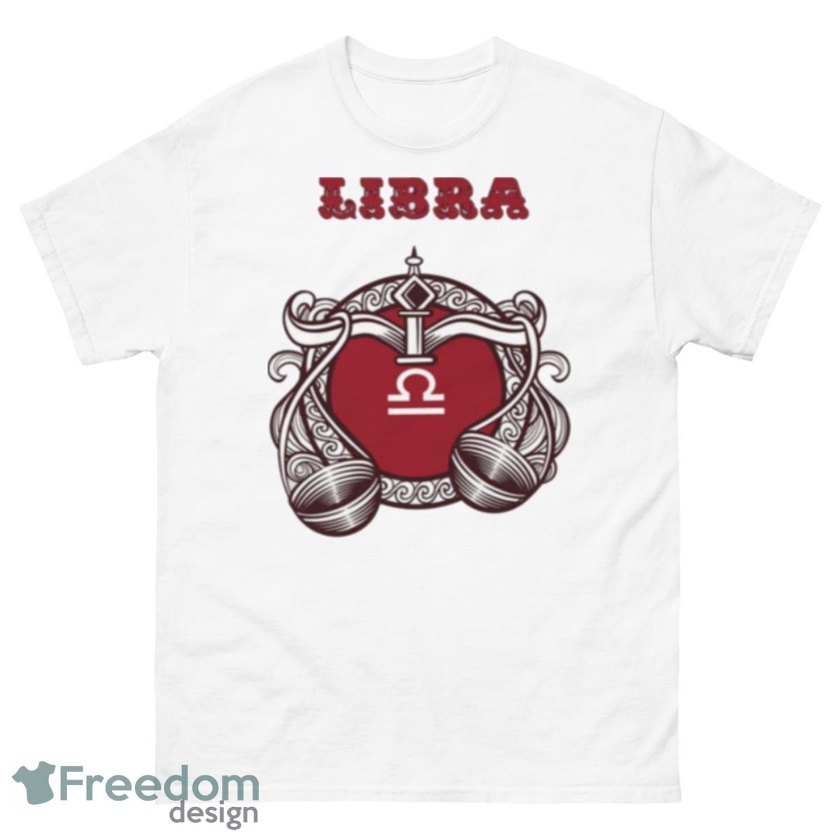 Libra September 23rd To October 22nd Zodiac Sign Shirt - 500 Men’s Classic Tee Gildan