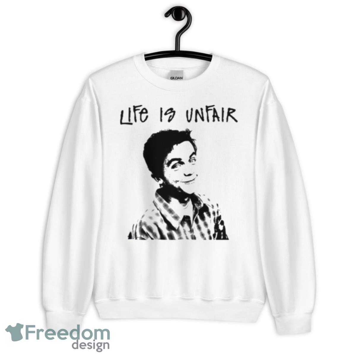 Life Is Unfair Dewey Malcolm In The Middle Shirt image Life Is Unfair Dewey Malcolm In The Middle Shirt - Unisex Heavy Blend Crewneck Sweatshirt